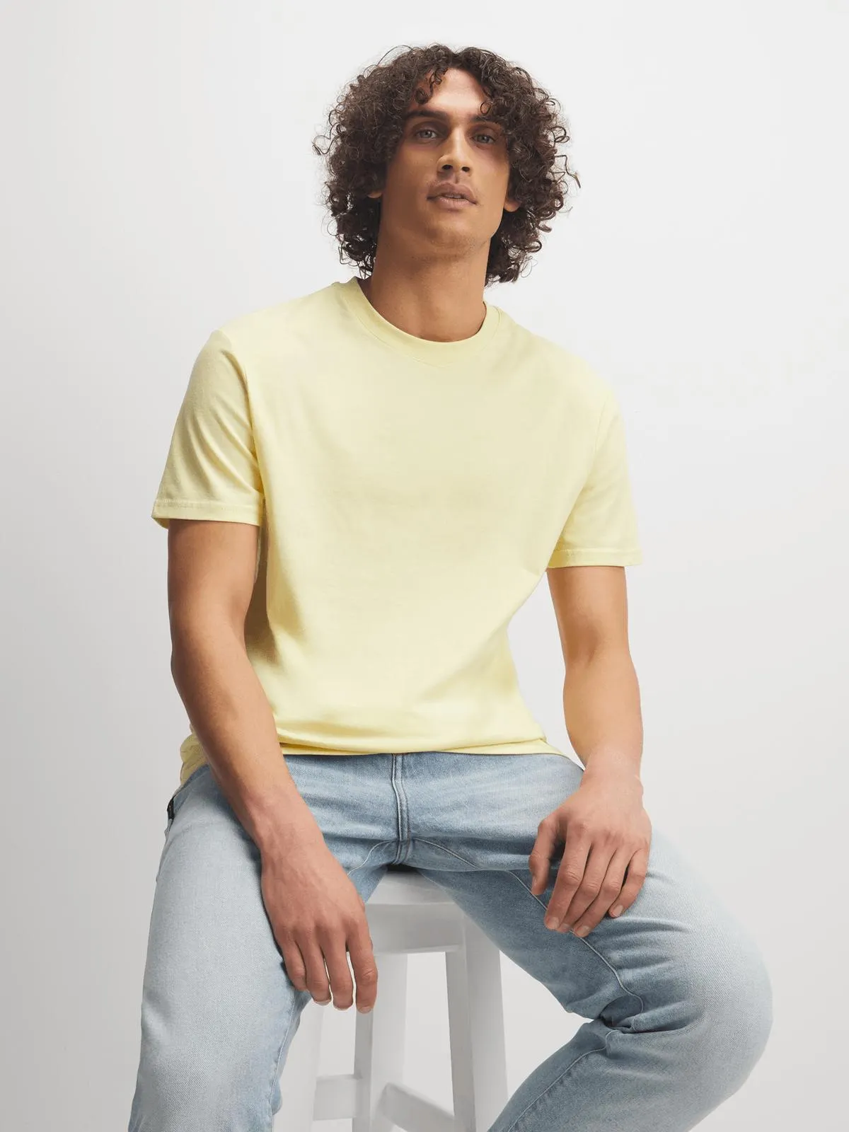 Jet Men's Butter Yellow T-shirt