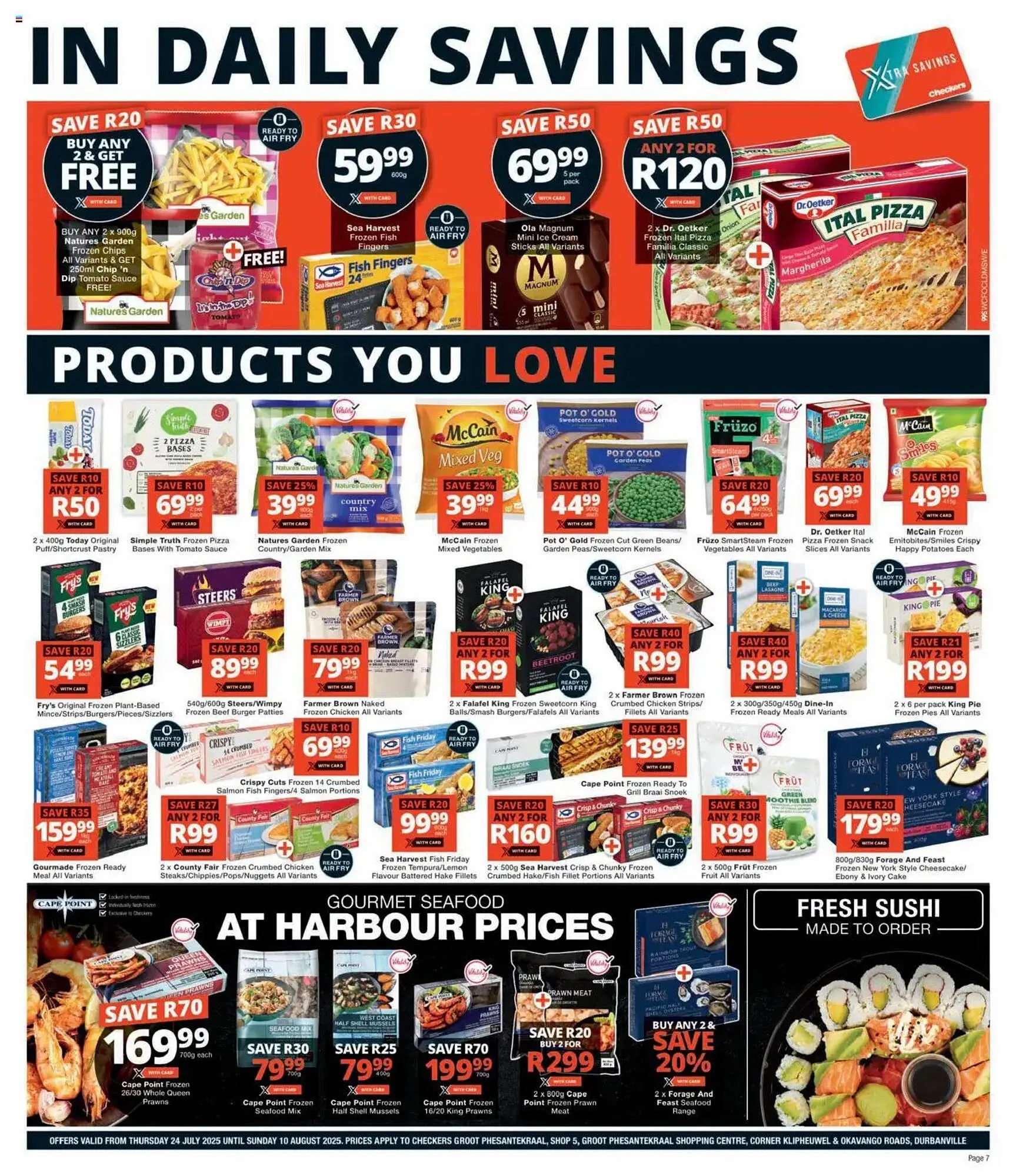 Checkers catalogue from 24 July to 10 August 2025 - Catalogue Page 7