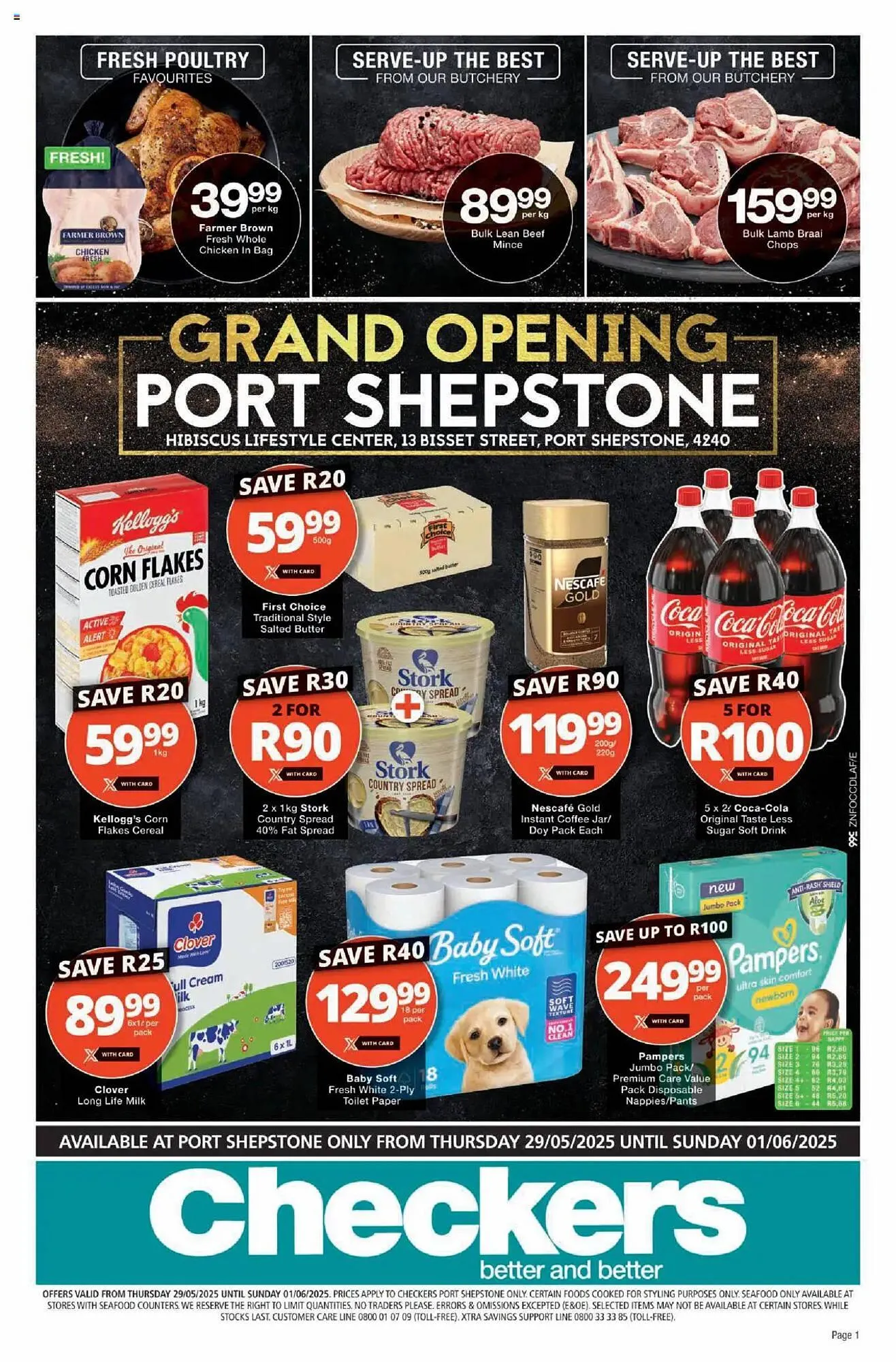 Checkers catalogue from 29 May to 1 June 2025 - Catalogue Page 1