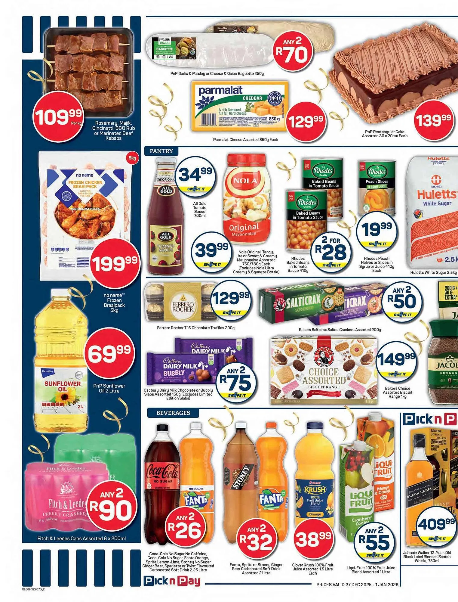 Pick n Pay catalogue from 27 December to 1 January 2026 - Catalogue Page 1
