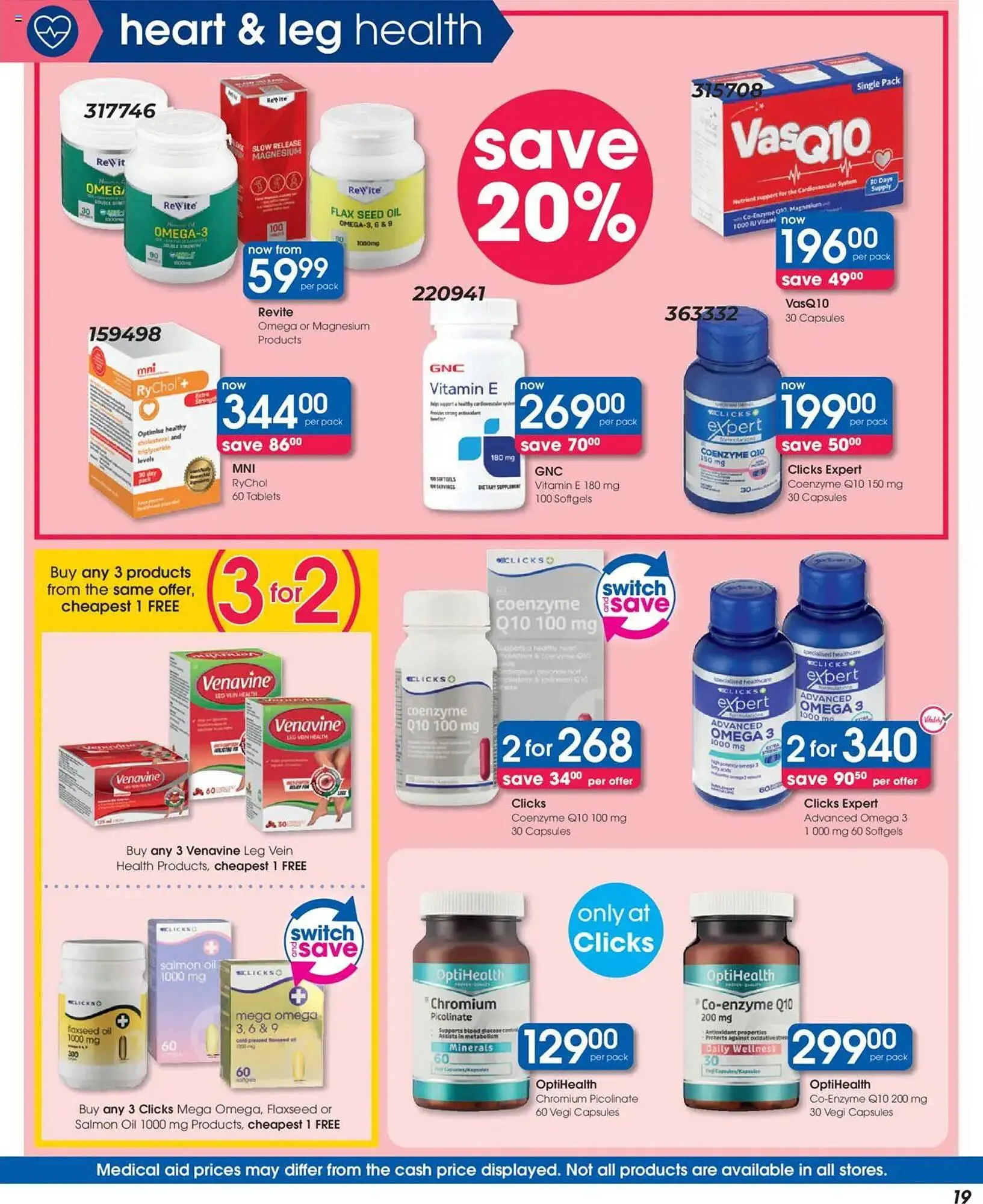 Clicks catalogue from 21 August to 22 September 2025 - Catalogue Page 19