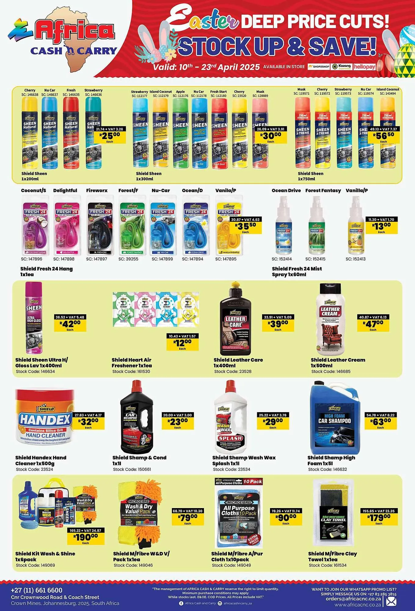 Africa Cash and Carry catalogue from 10 April to 23 April 2025 - Catalogue Page 63