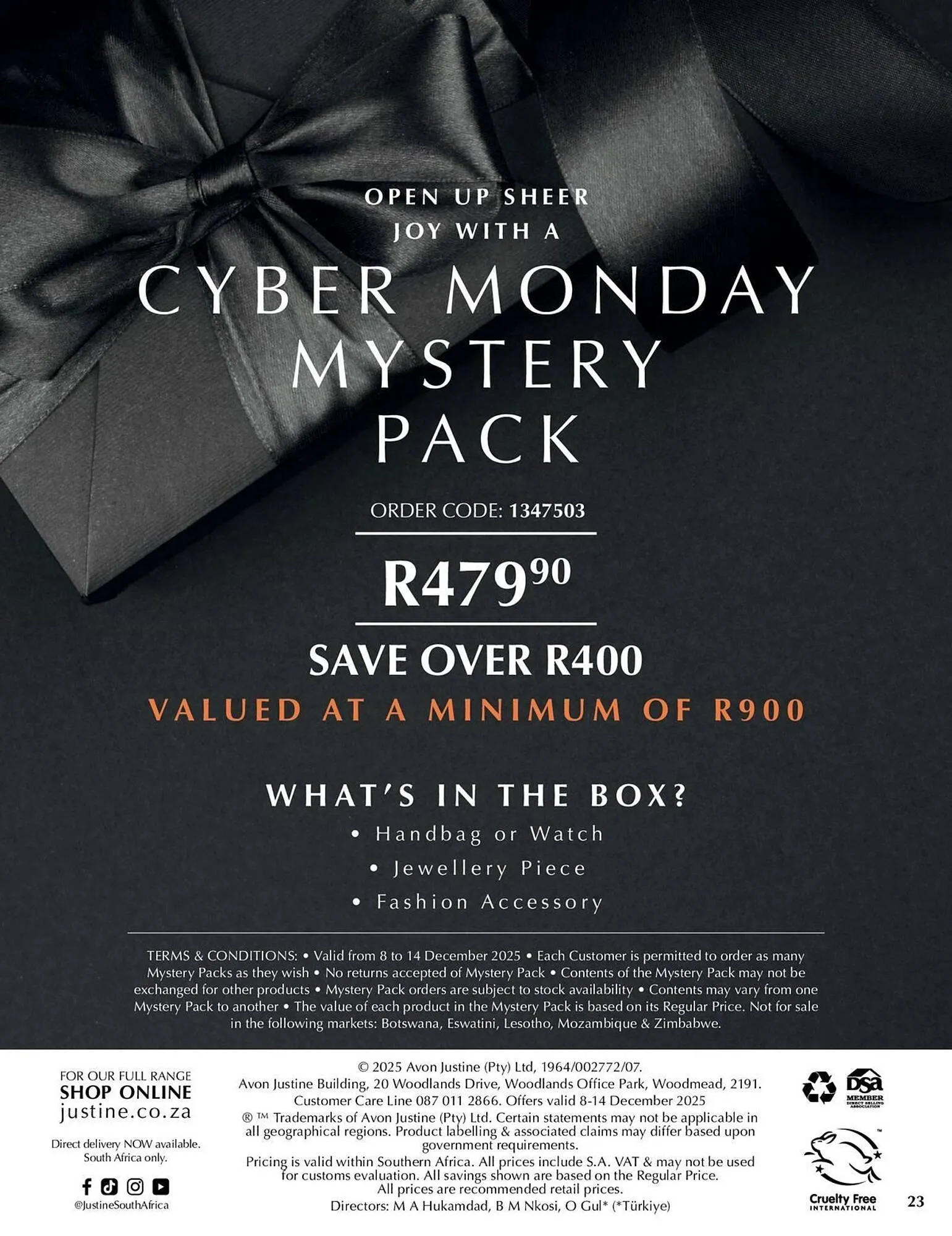 Justine brochure from 8 December to 14 December 2025 - Catalogue Page 23