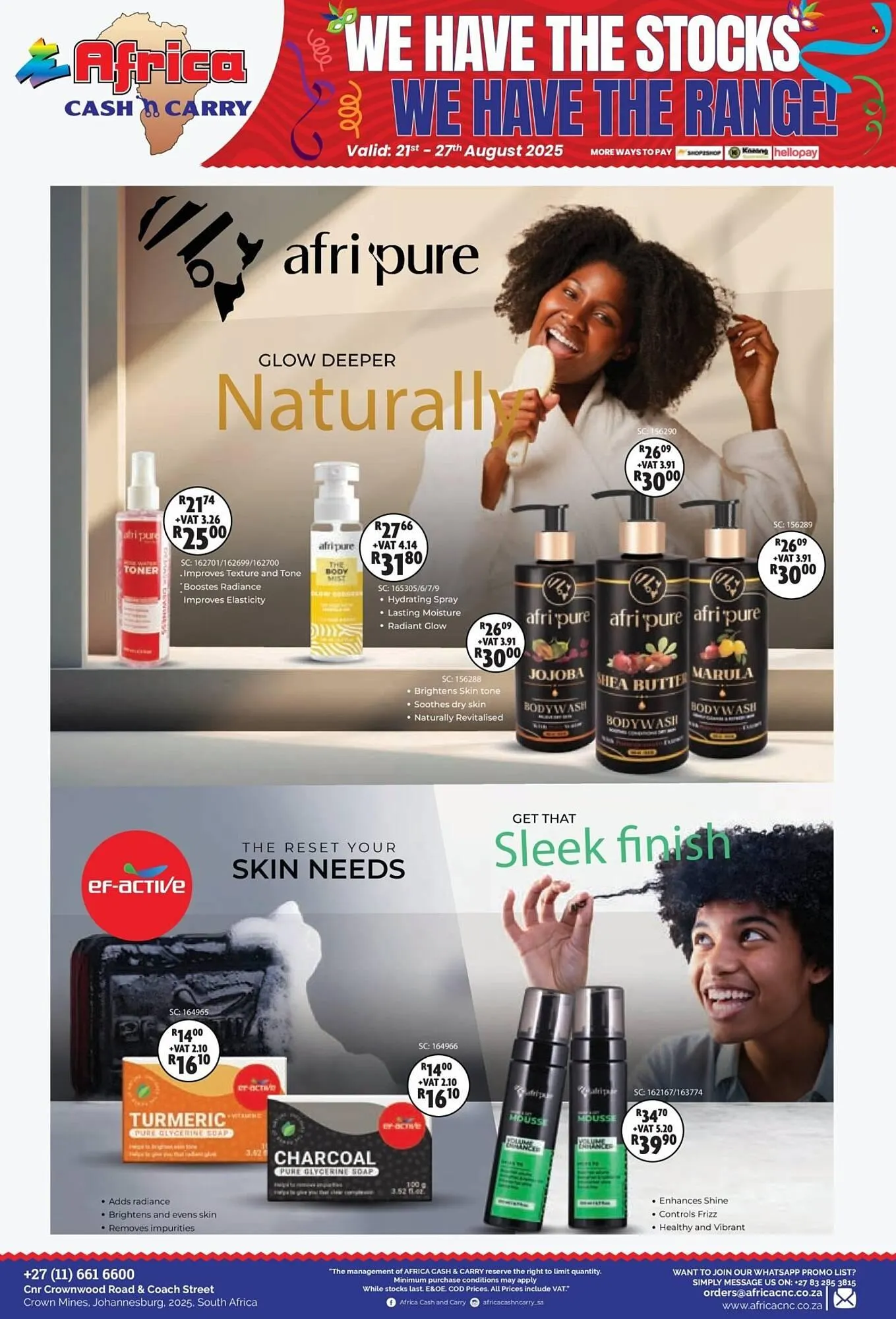 Africa Cash and Carry catalogue from 21 August to 27 August 2025 - Catalogue Page 38