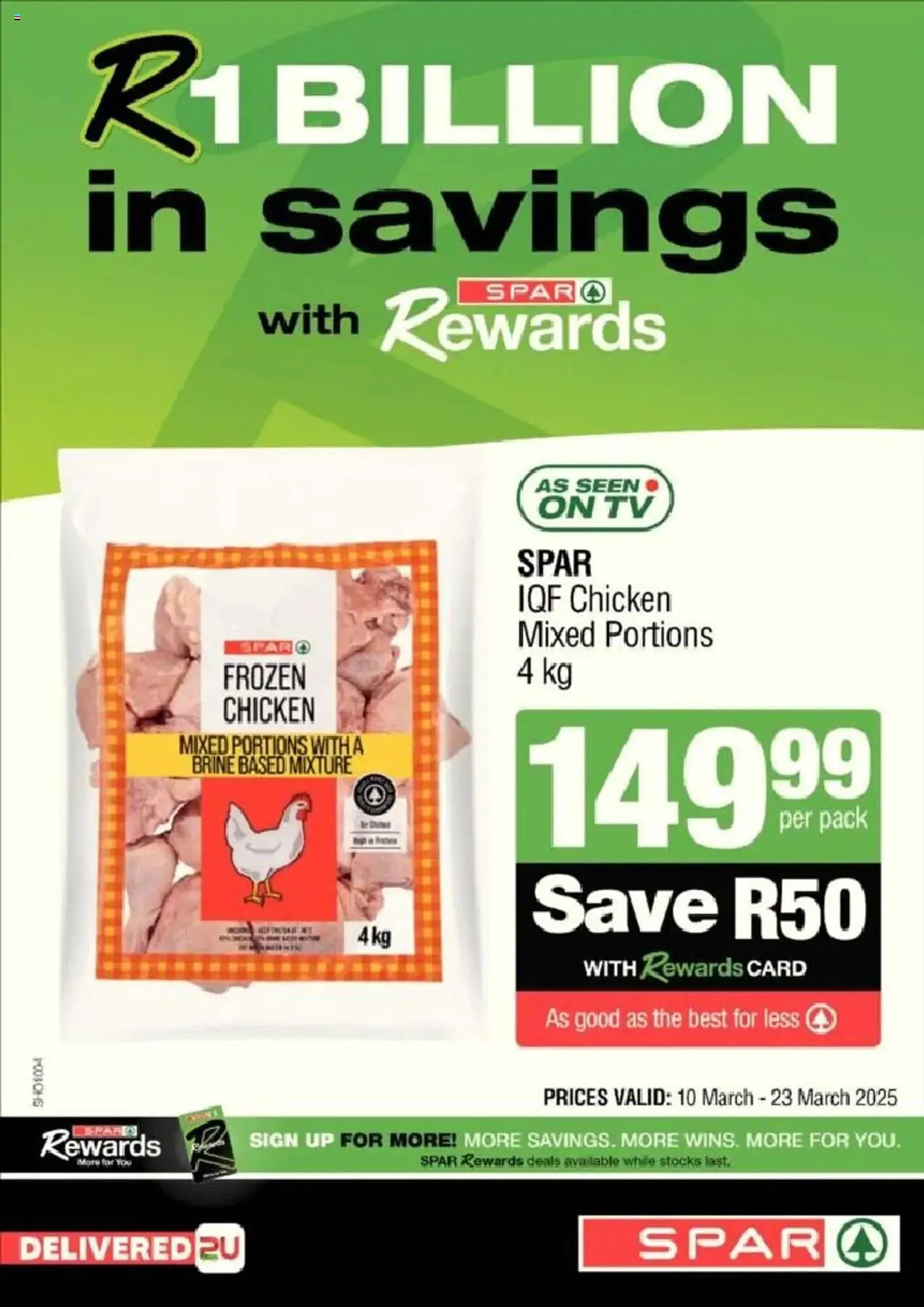 KwikSpar catalogue from 10 March to 23 March 2025 - Catalogue Page 1