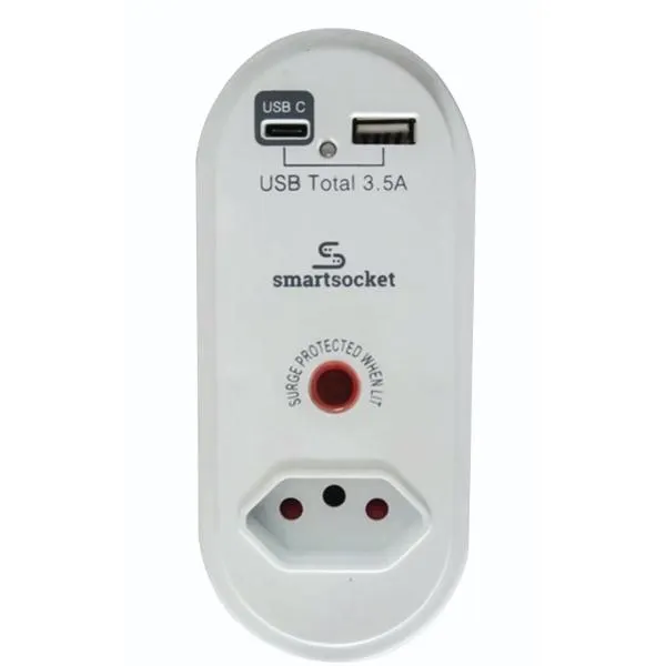 Smartsocket Adaptor 3.5 Amp USB & Power 3.5 AMP SM007