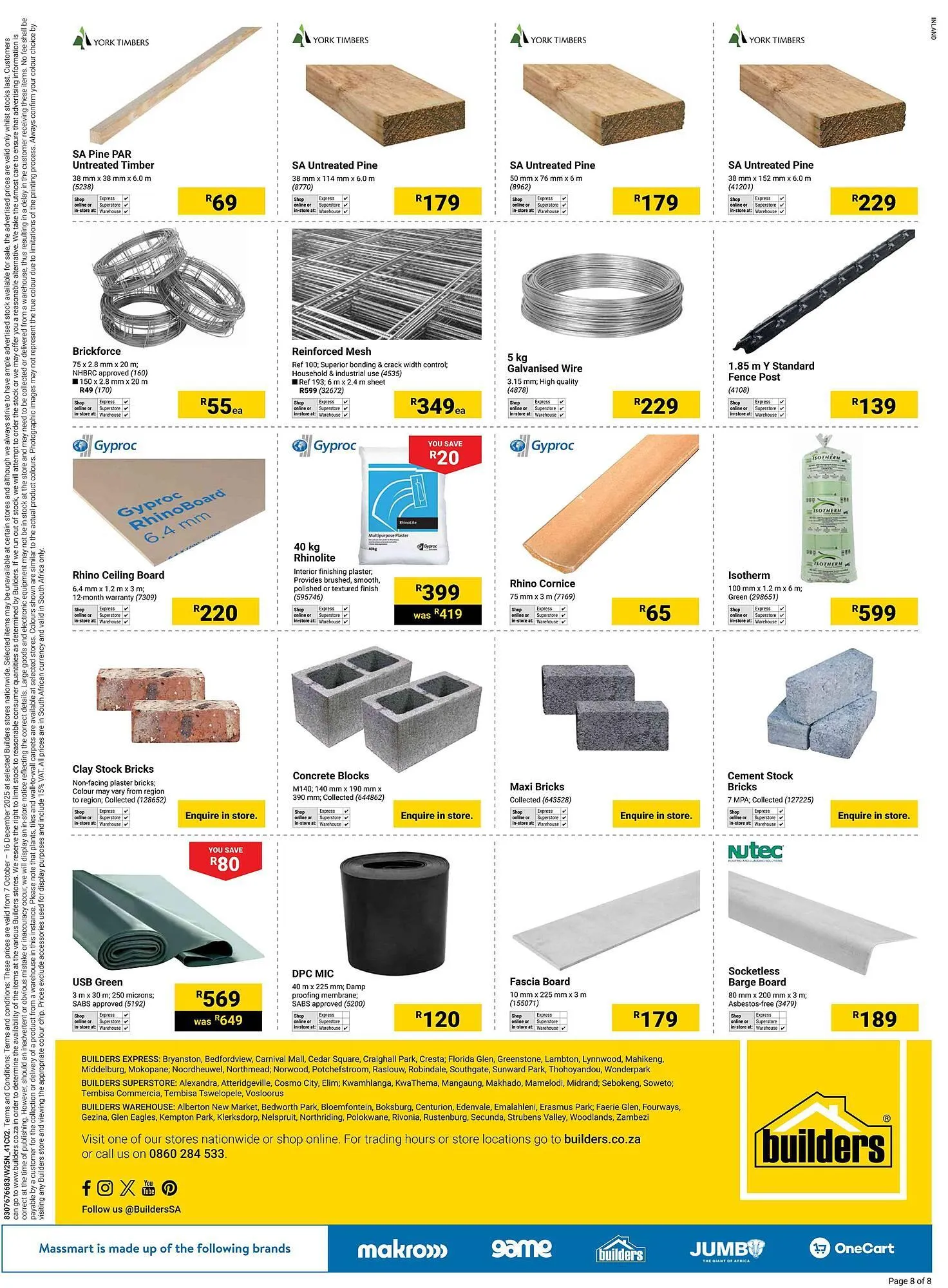 Builders Warehouse catalogue from 7 October to 16 December 2025 - Catalogue Page 7