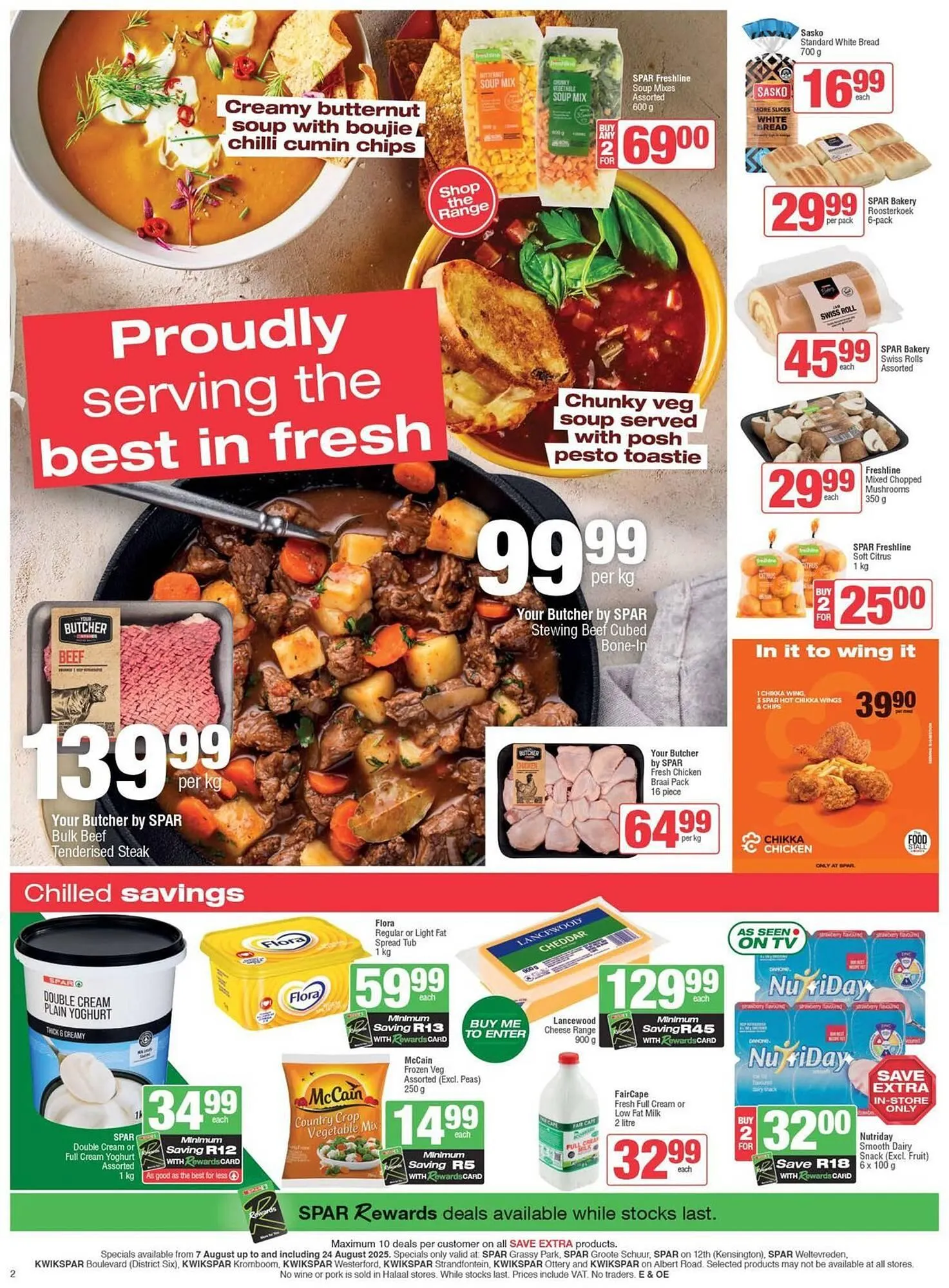 KwikSpar catalogue from 7 August to 24 August 2025 - Catalogue Page 2