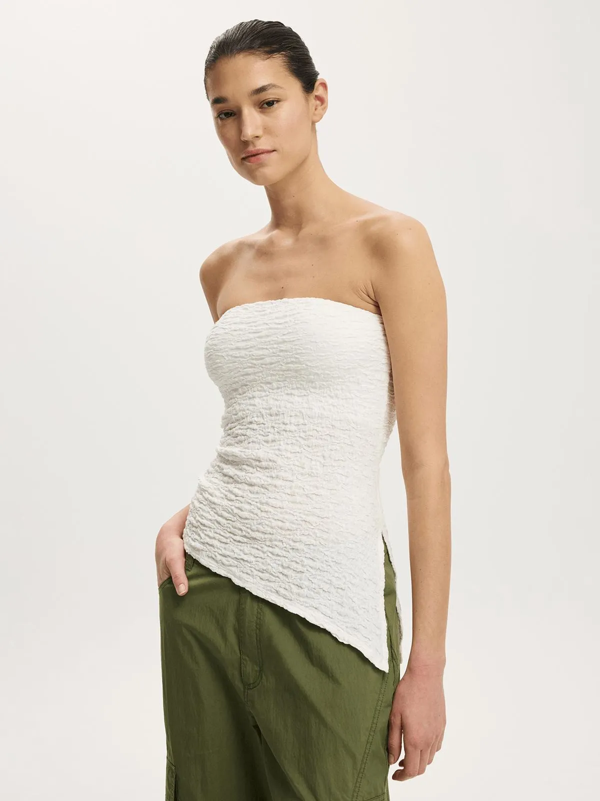Women's Cotton On White Lottie Bandeau Top