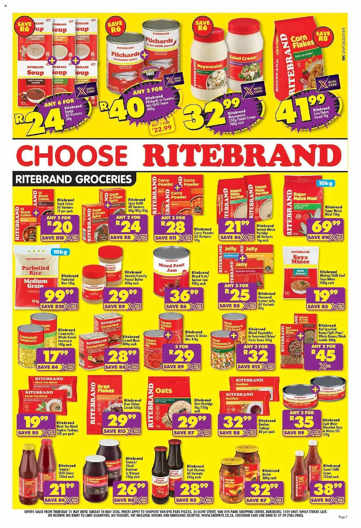 Shoprite catalogue from 21 May to 24 May 2026 - Catalogue Page 7