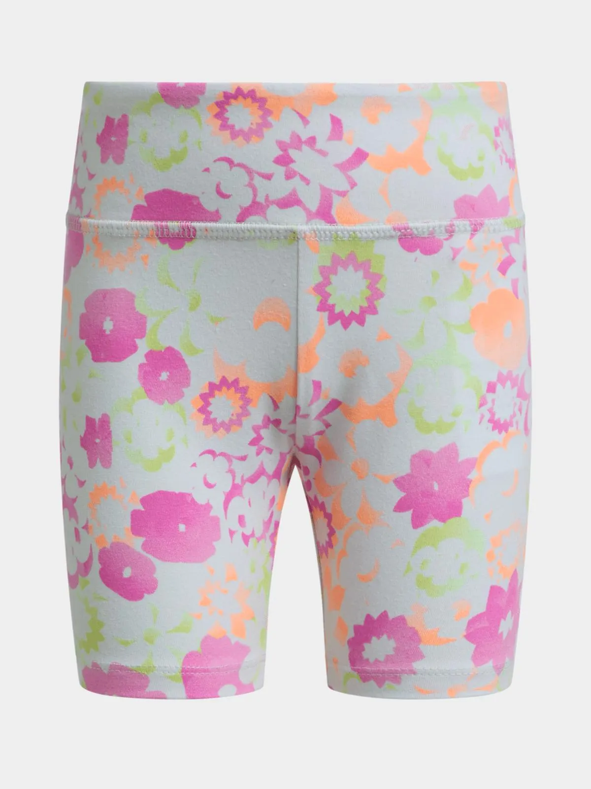 Nike Girls Kids Purple Flow-ral Bike Pink/White Short