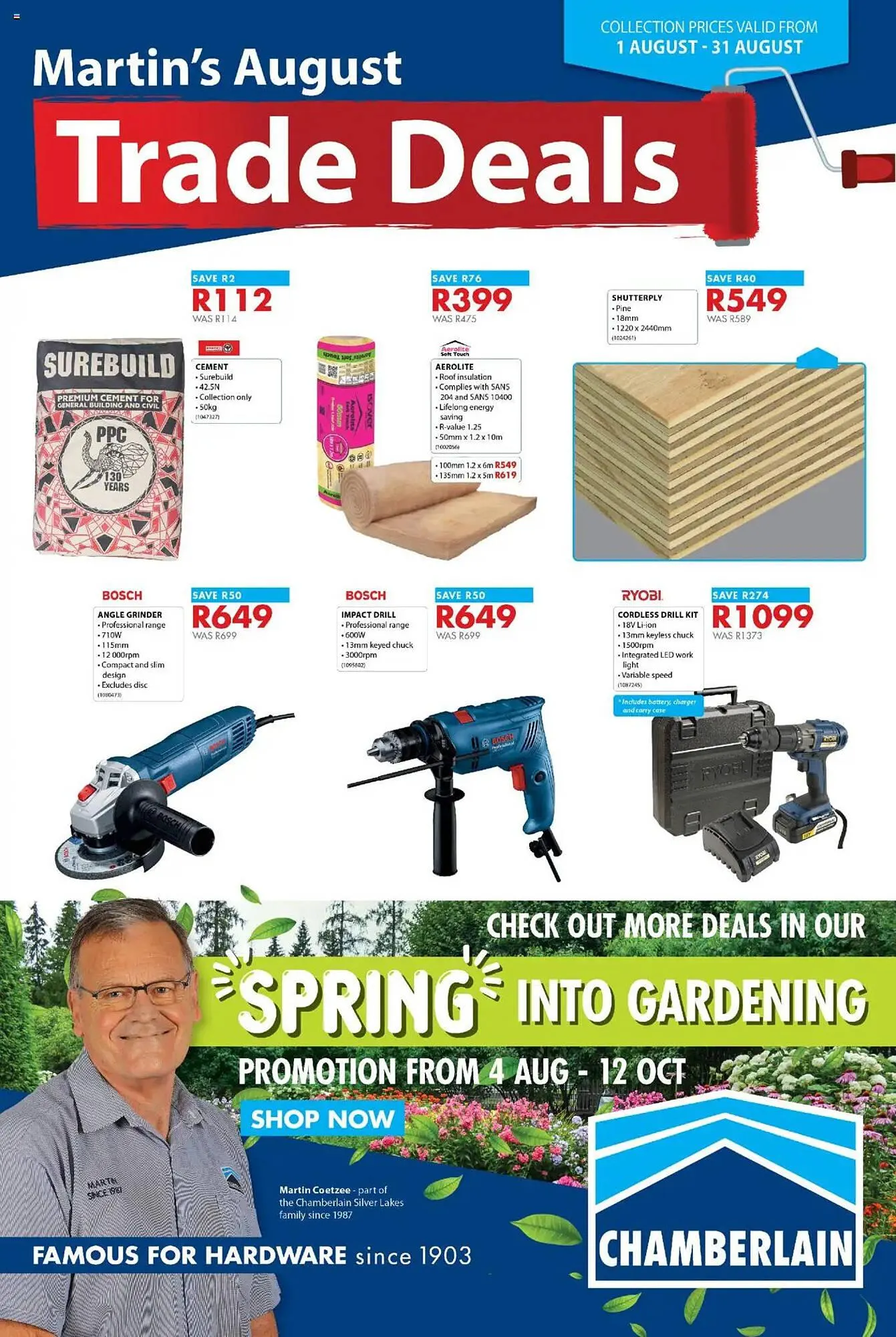 Chamberlain catalogue from 1 August to 31 August 2025 - Catalogue Page 1