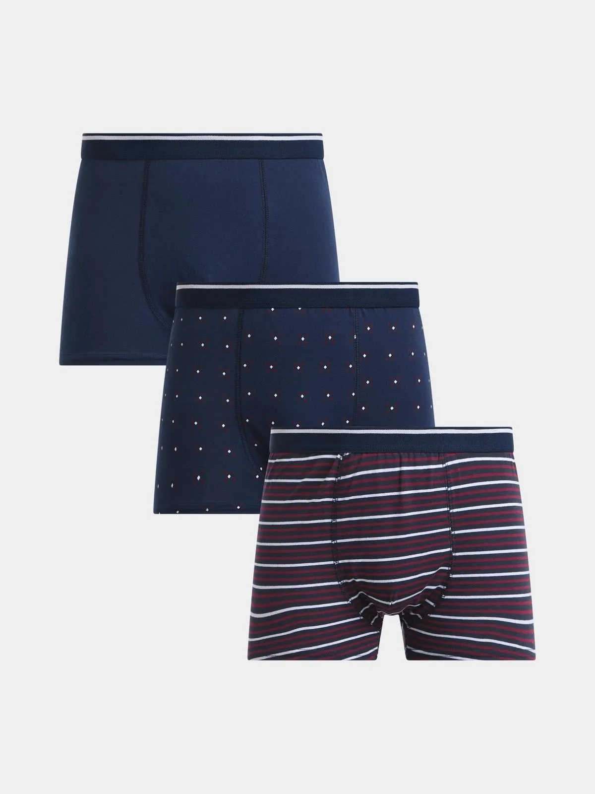 Jet Men's Multicolour 3 Pack Bodyshorts