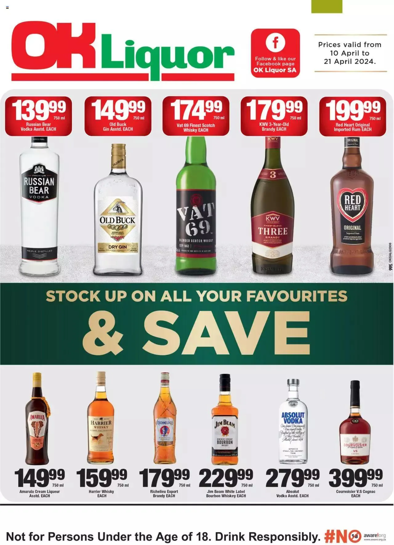 OK Foods - OK Liquor from 10 April to 21 April 2024 - Catalogue Page 1