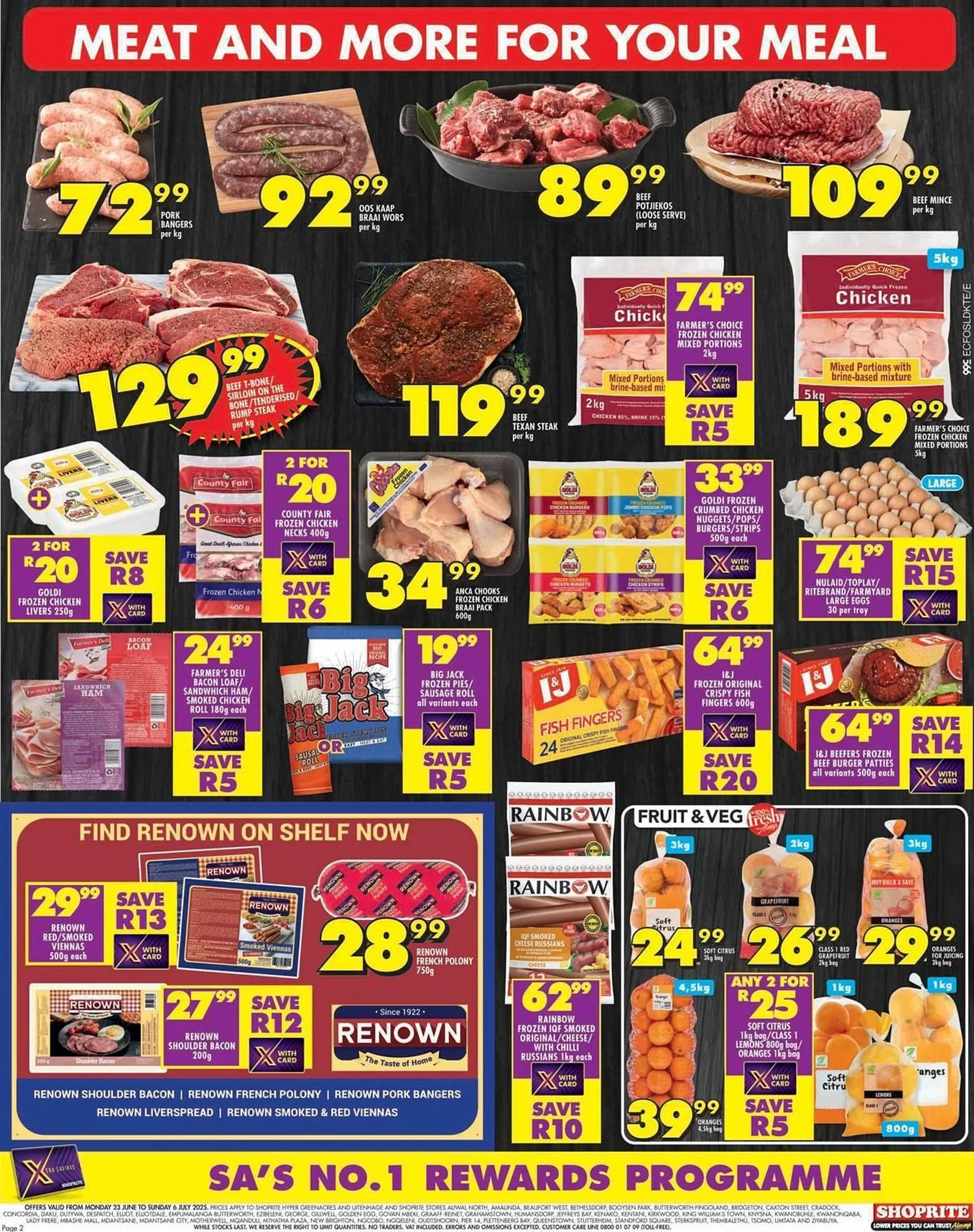 Shoprite catalogue from 23 June to 6 July 2025 - Catalogue Page 2
