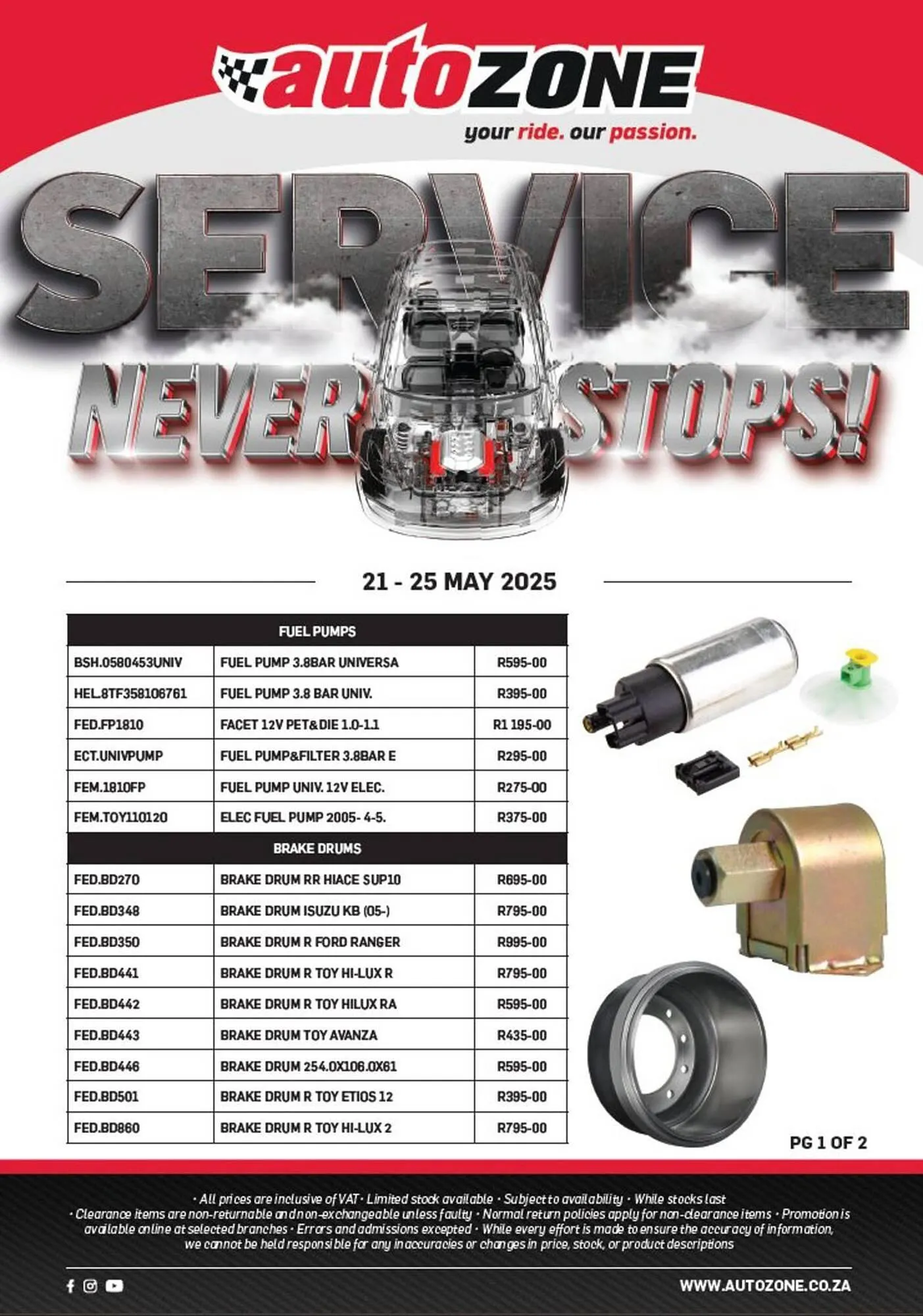 AutoZone catalogue - 1