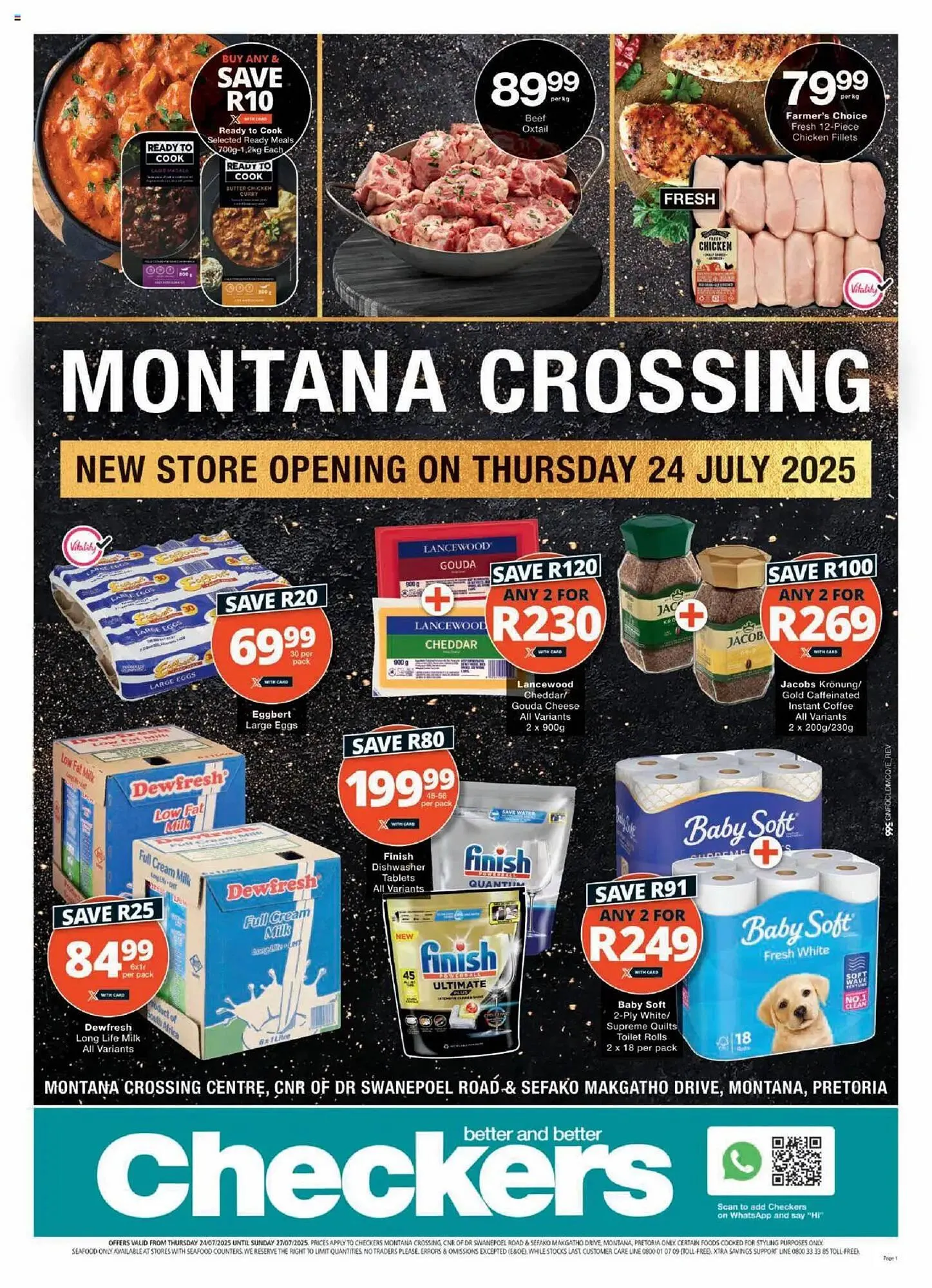 Checkers catalogue from 24 July to 27 July 2025 - Catalogue Page 1