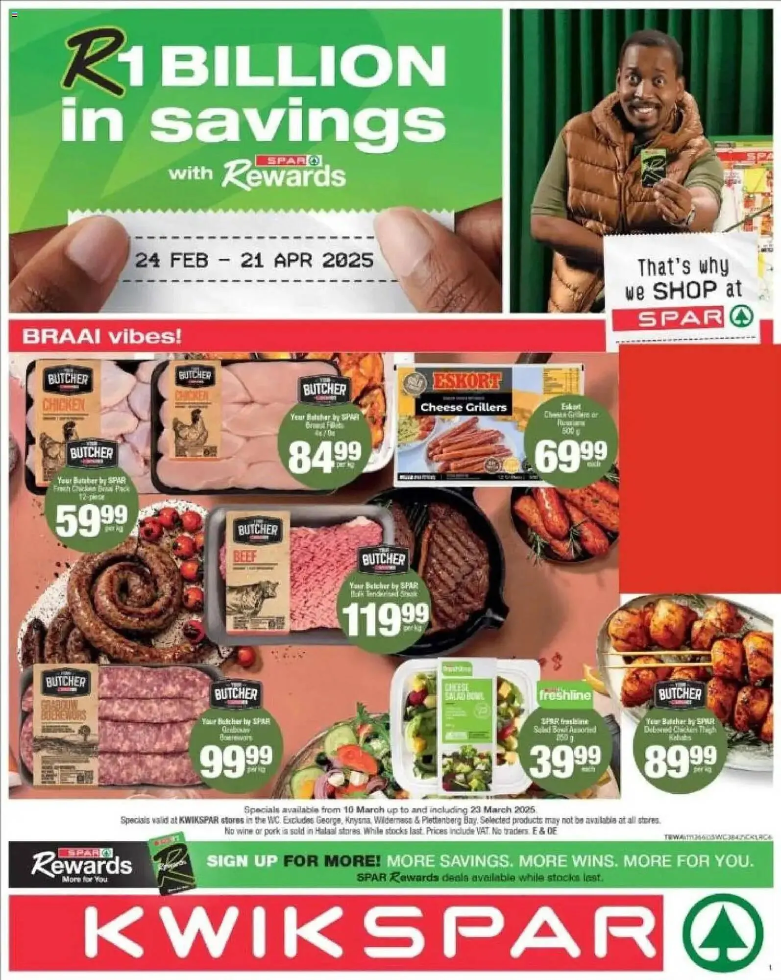 KwikSpar catalogue from 24 February to 21 April 2025 - Catalogue Page 1