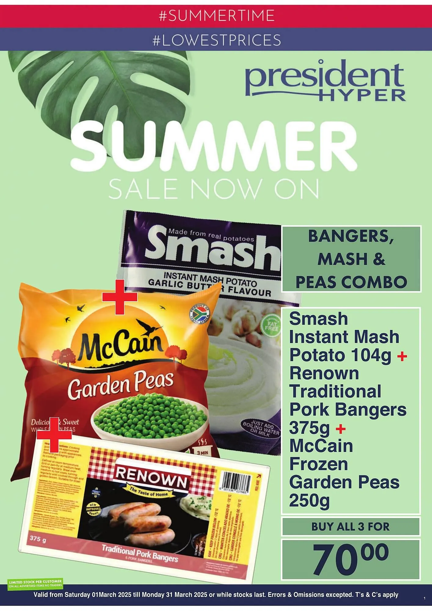 President Hyper catalogue from 1 March to 31 March 2025 - Catalogue Page 1