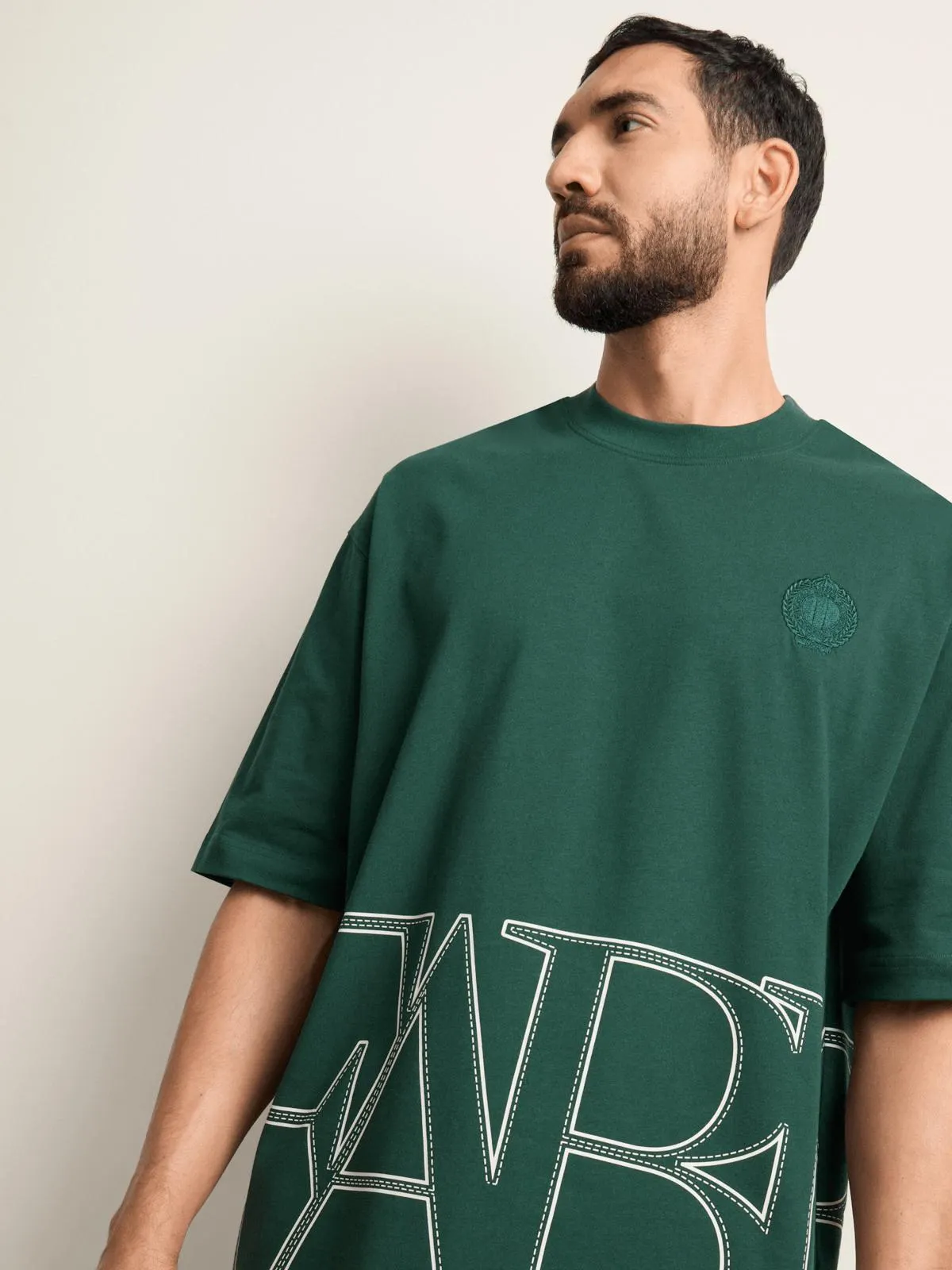 Fabiani Men’s Emerald Hemline Print T-Shirt
