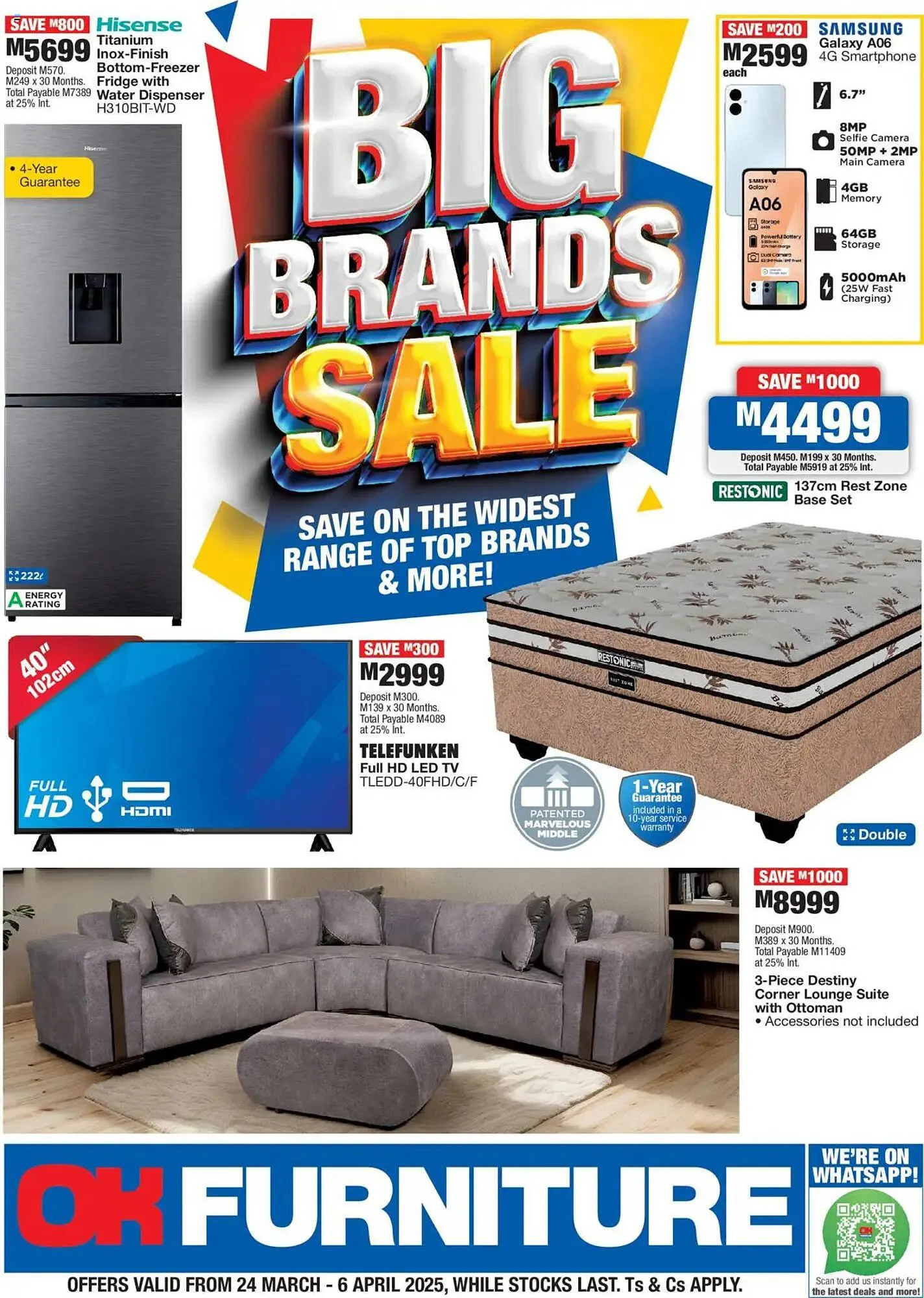 OK Furniture catalogue from 24 March to 6 April 2025 - Catalogue Page 1