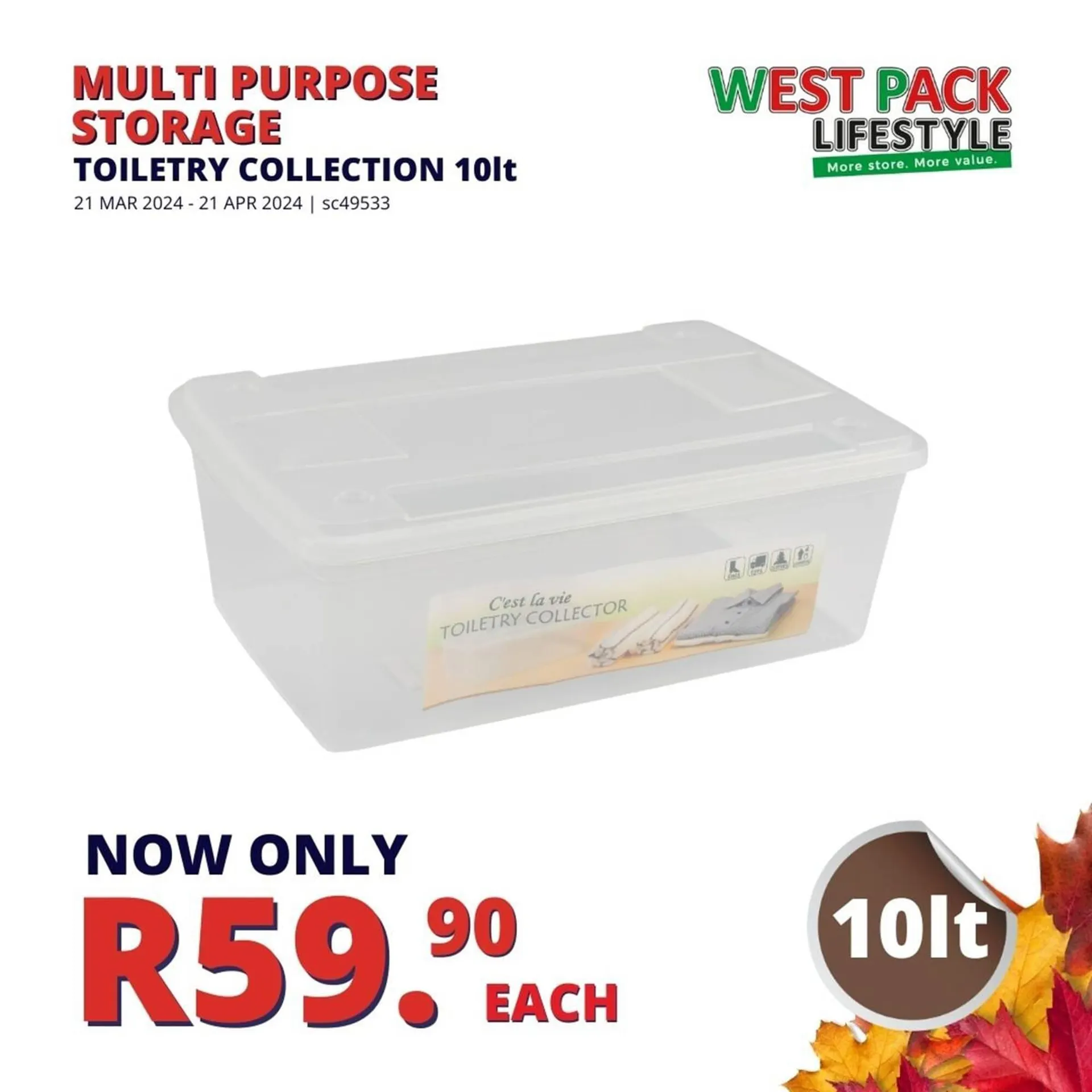 West Pack Lifestyle catalogue from 27 March to 21 April 2024 - Catalogue Page 17