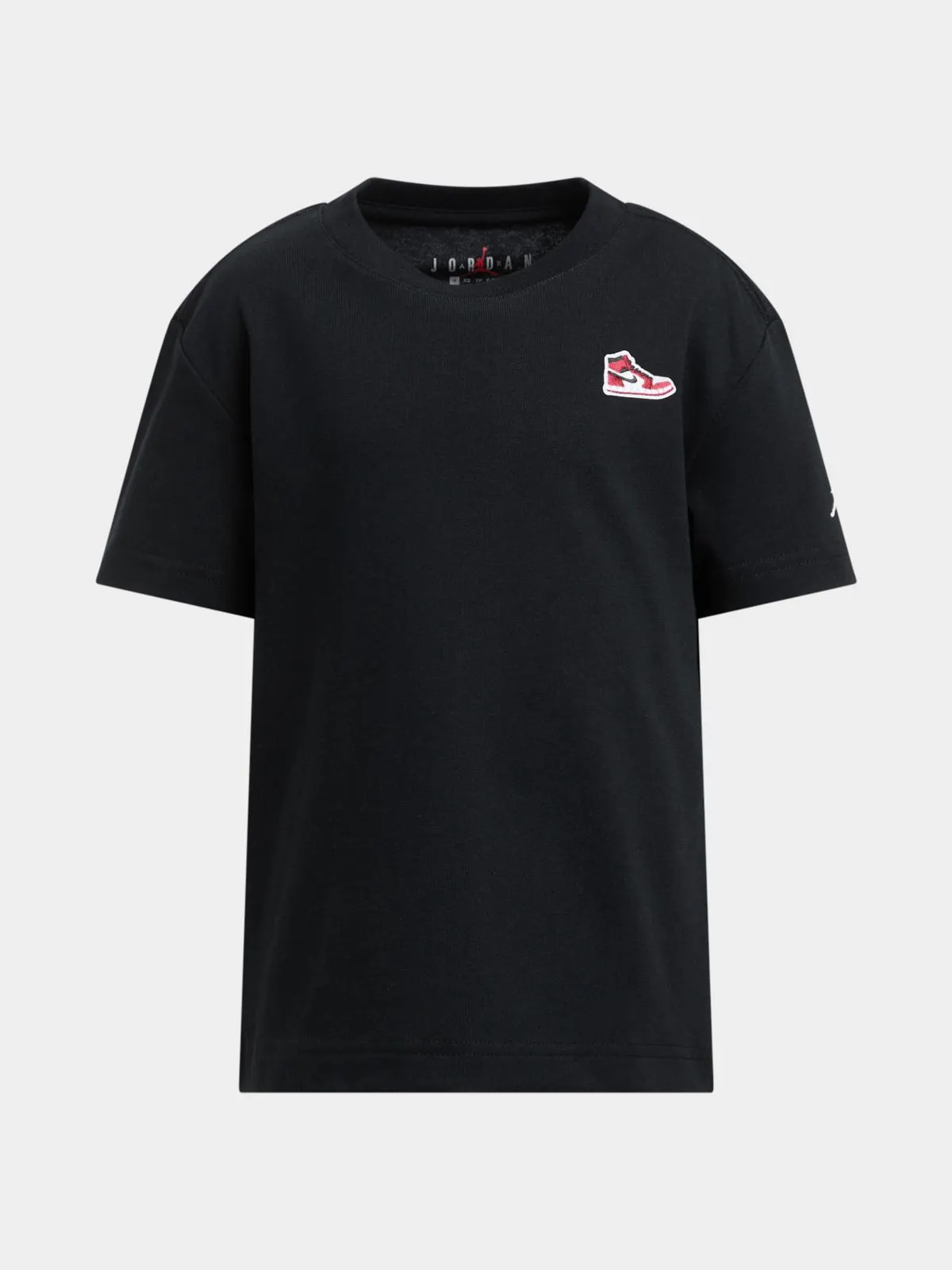 Jordan Boys AJ1 Patch Black T-Shirt