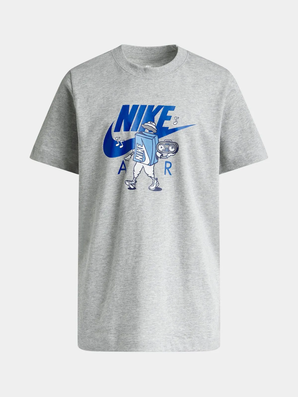 Nike Unisex Boxy 2 Just Do It Music Grey T-Shirts
