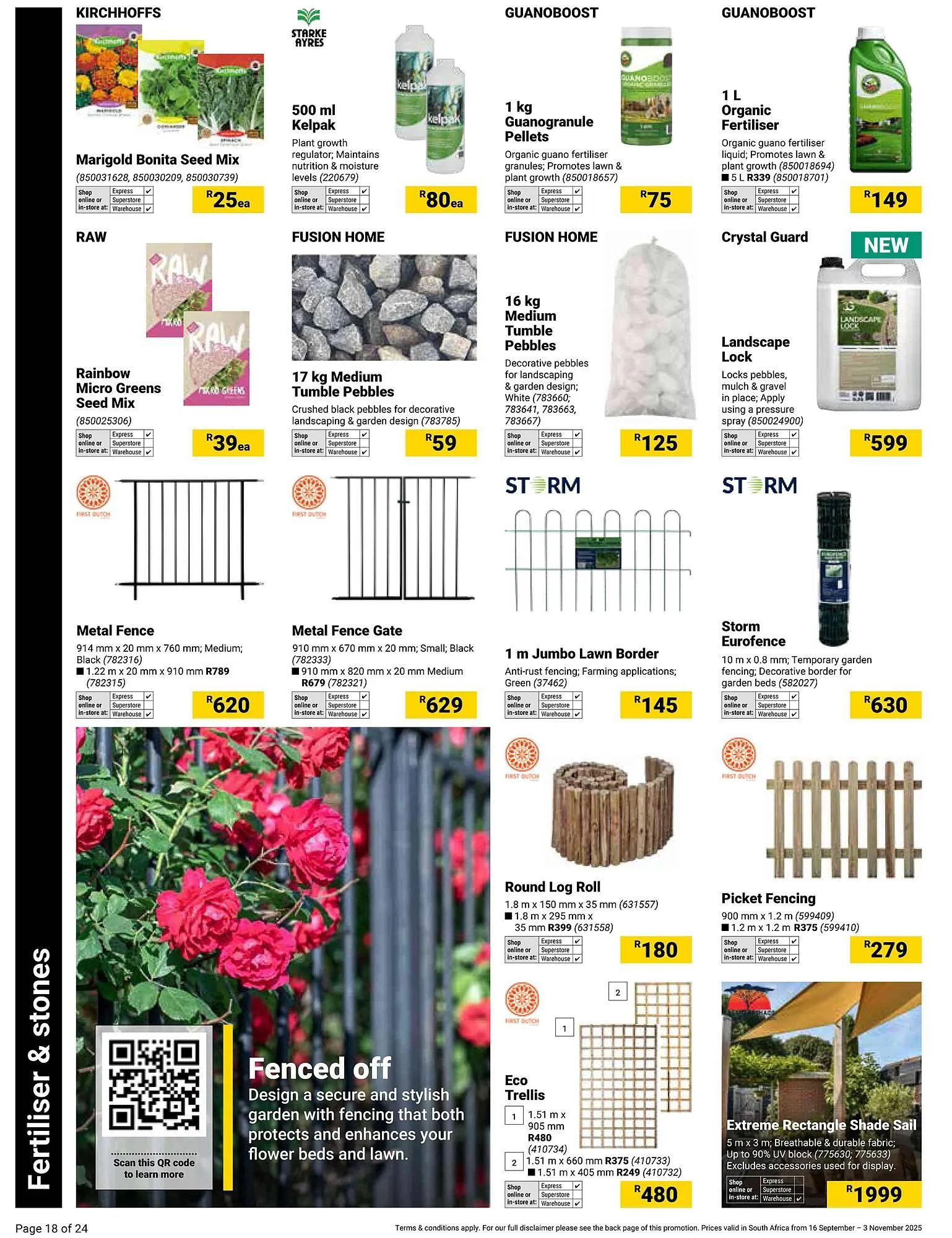 Builders Warehouse catalogue from 16 September to 3 November 2025 - Catalogue Page 18