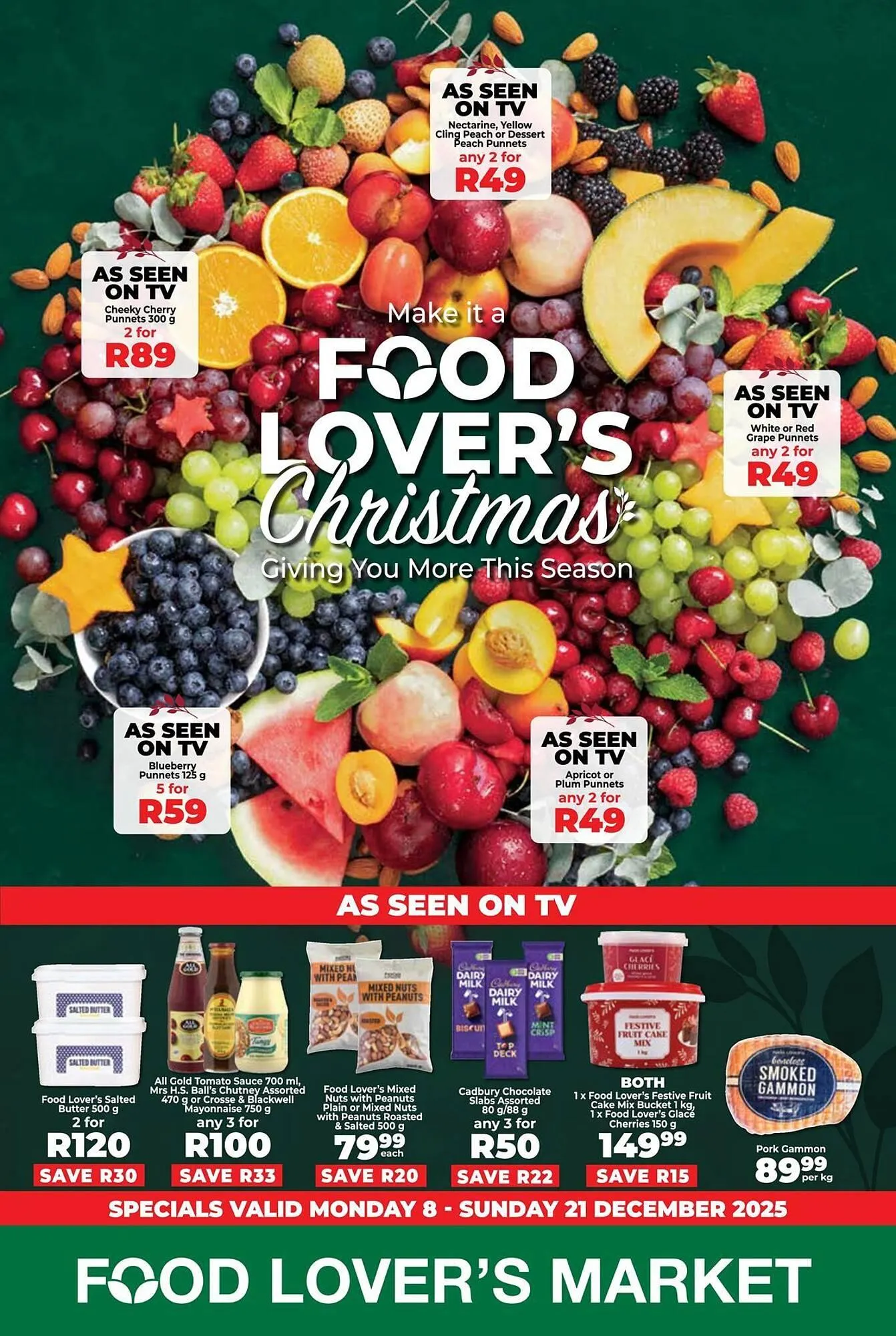 Food Lover's Market catalogue from 8 December to 21 December 2025 - Catalogue Page 1