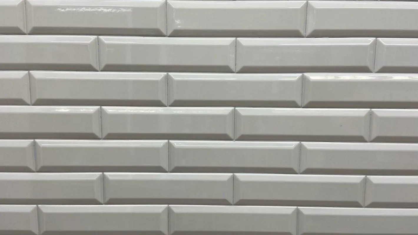 Kentucky Natural Gloss Glazed Ceramic Wall Tile 75 x 300mm