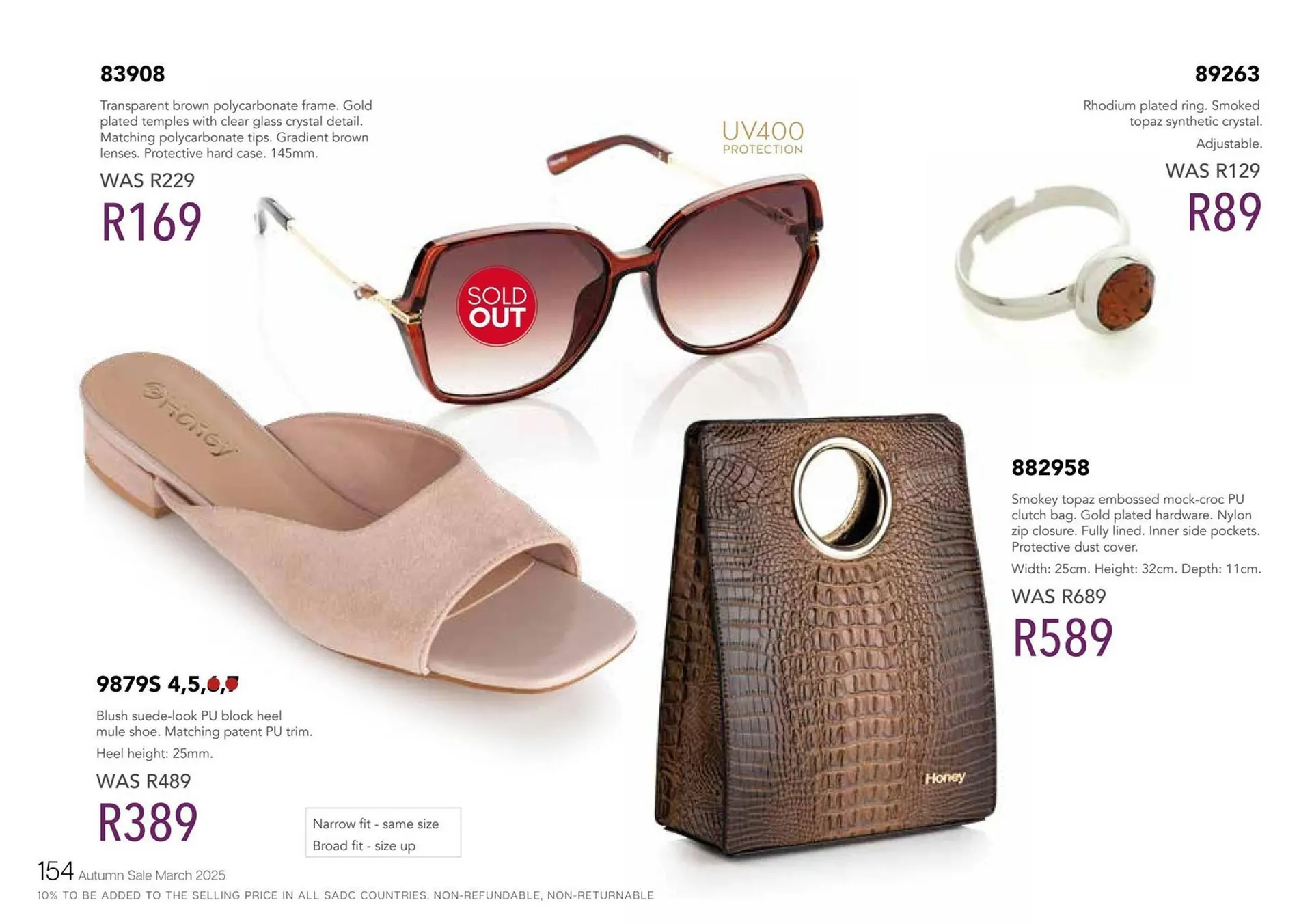 Honey Fashion Accessories catalogue from 6 June to 12 June 2025 - Catalogue Page 156