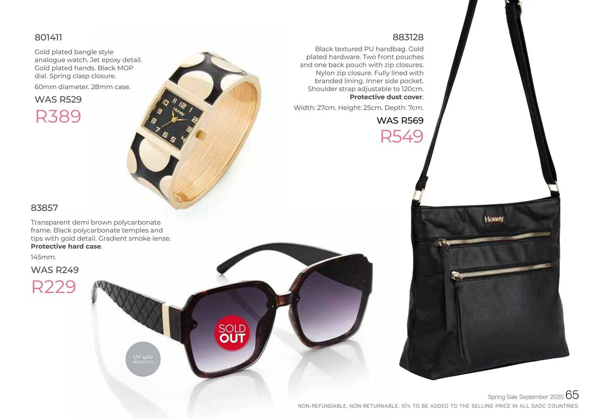 Honey Fashion Accessories catalogue from 3 September to 30 September 2025 - Catalogue Page 67