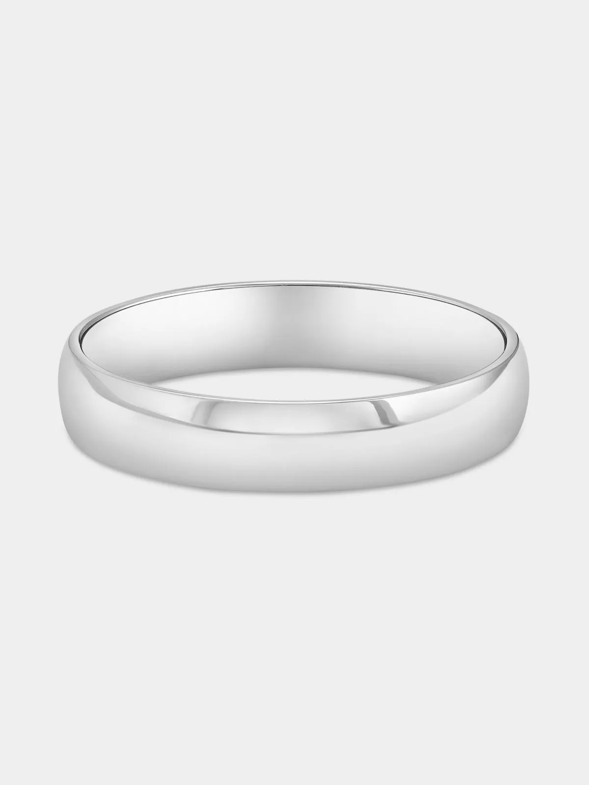 White Gold Wedding Band