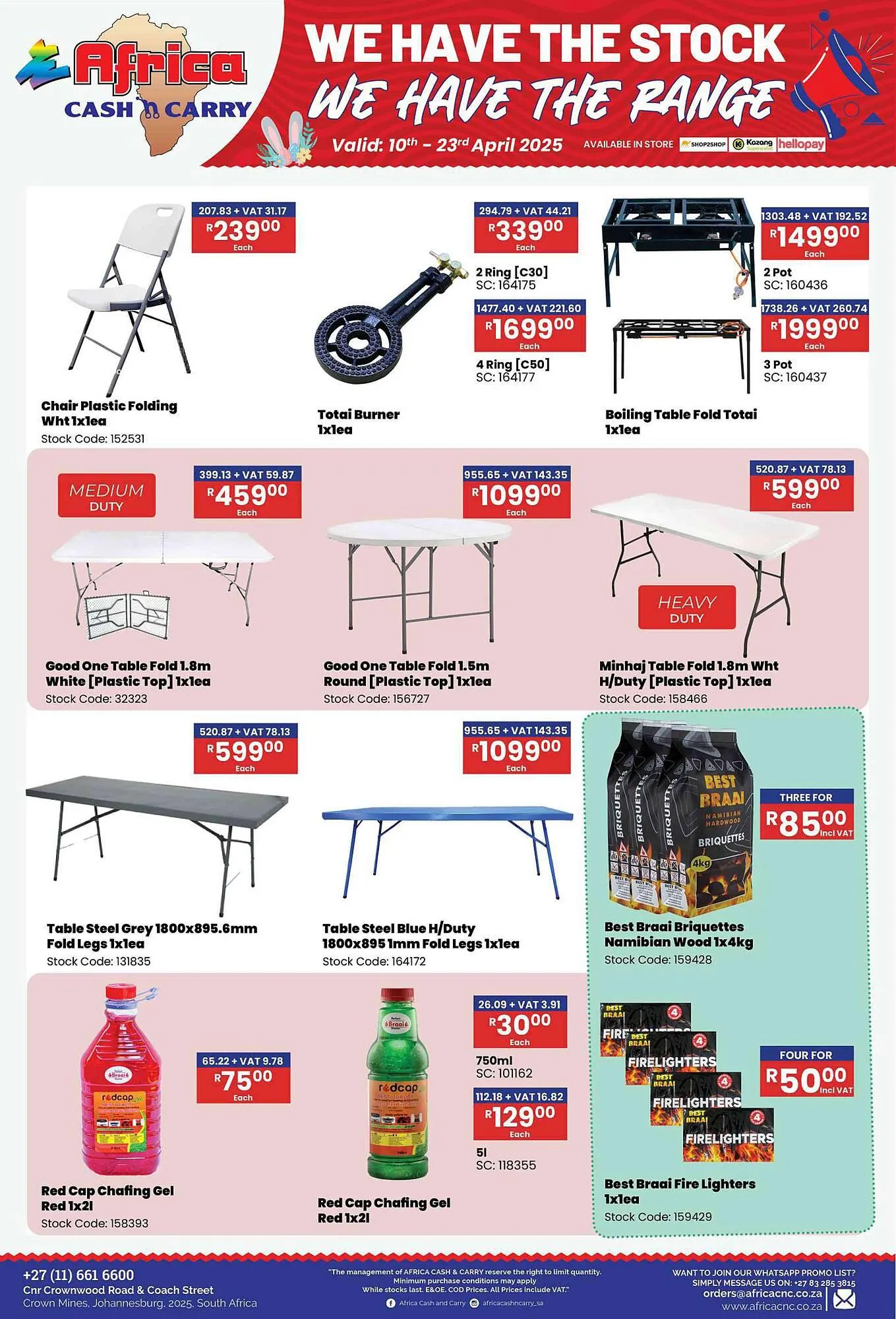 Africa Cash and Carry catalogue from 10 April to 23 April 2025 - Catalogue Page 60