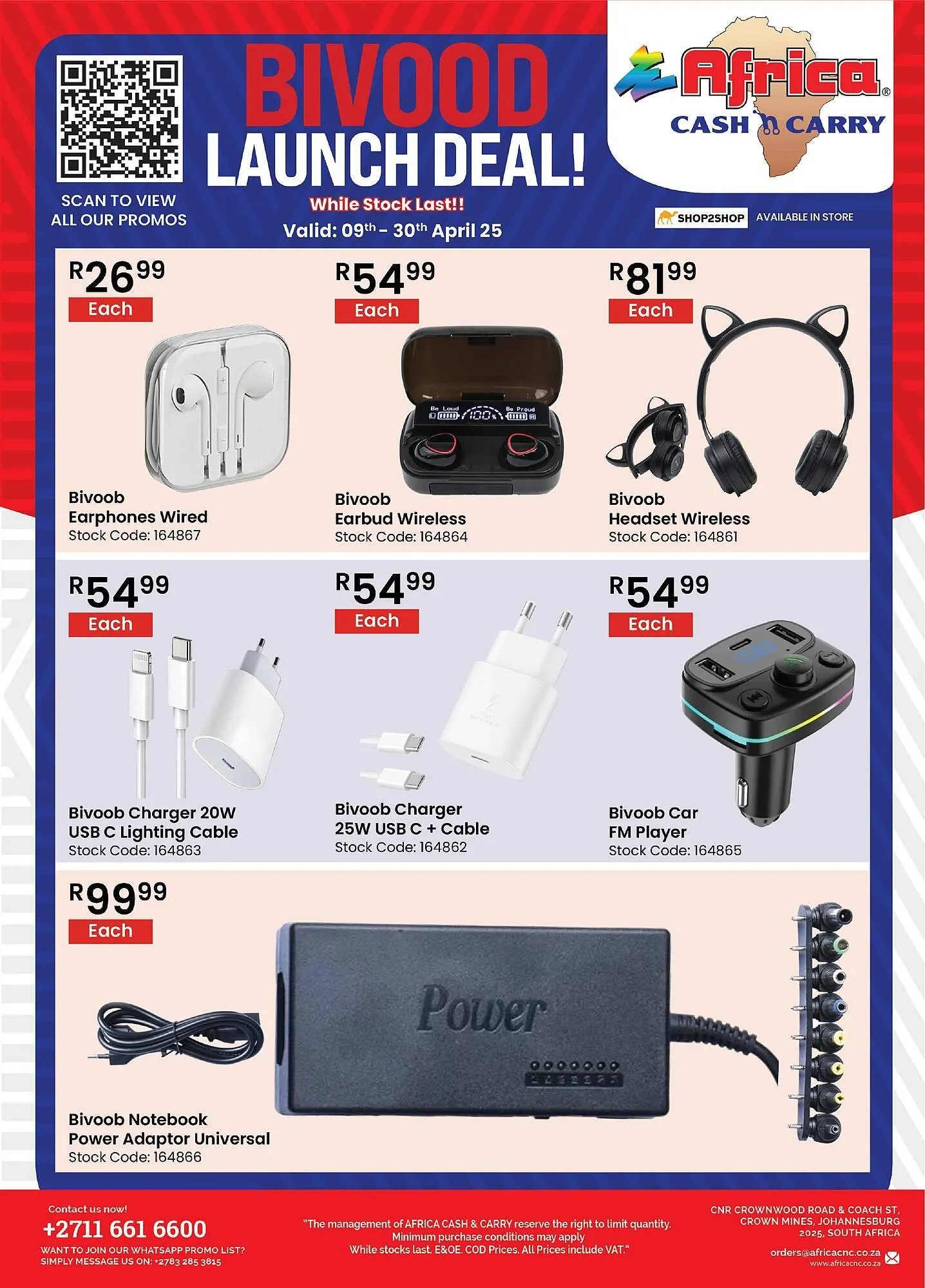 Africa Cash and Carry catalogue from 9 April to 30 April 2025 - Catalogue Page 1