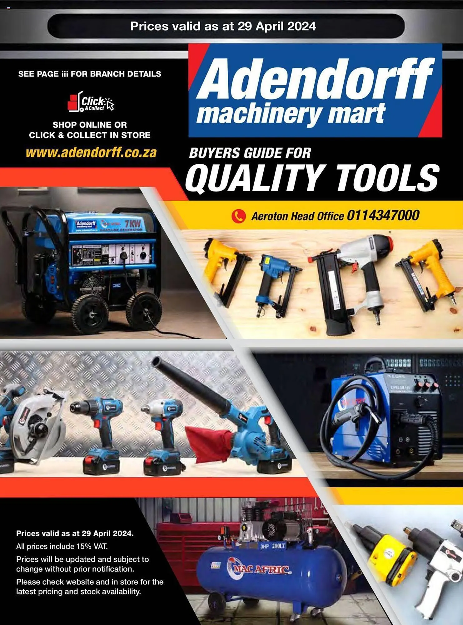 Adendorff Machinery Mart catalogue from 29 April to 30 June 2024 - Catalogue Page 1