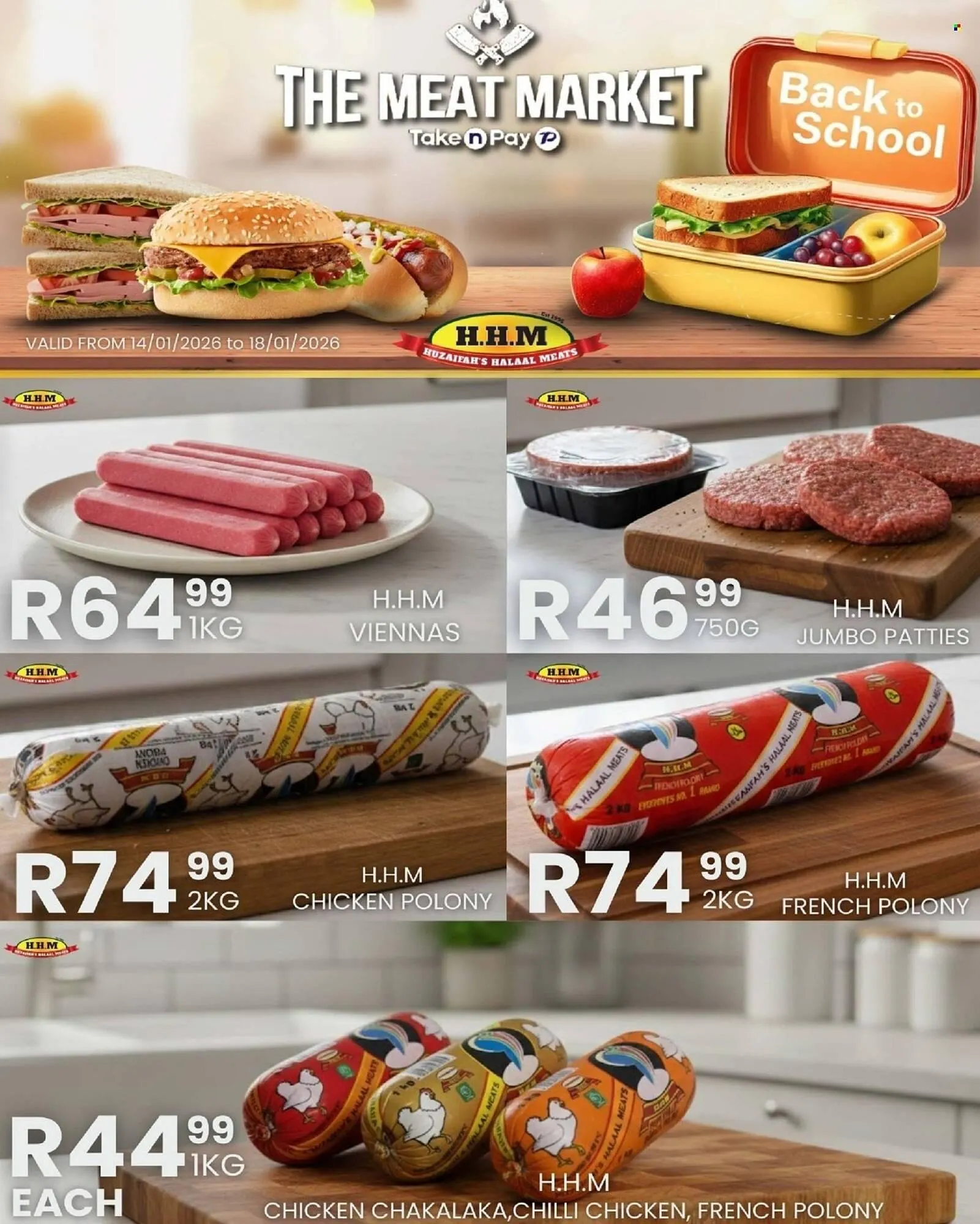Take 'n Pay catalogue from 14 January to 18 January 2026 - Catalogue Page 1