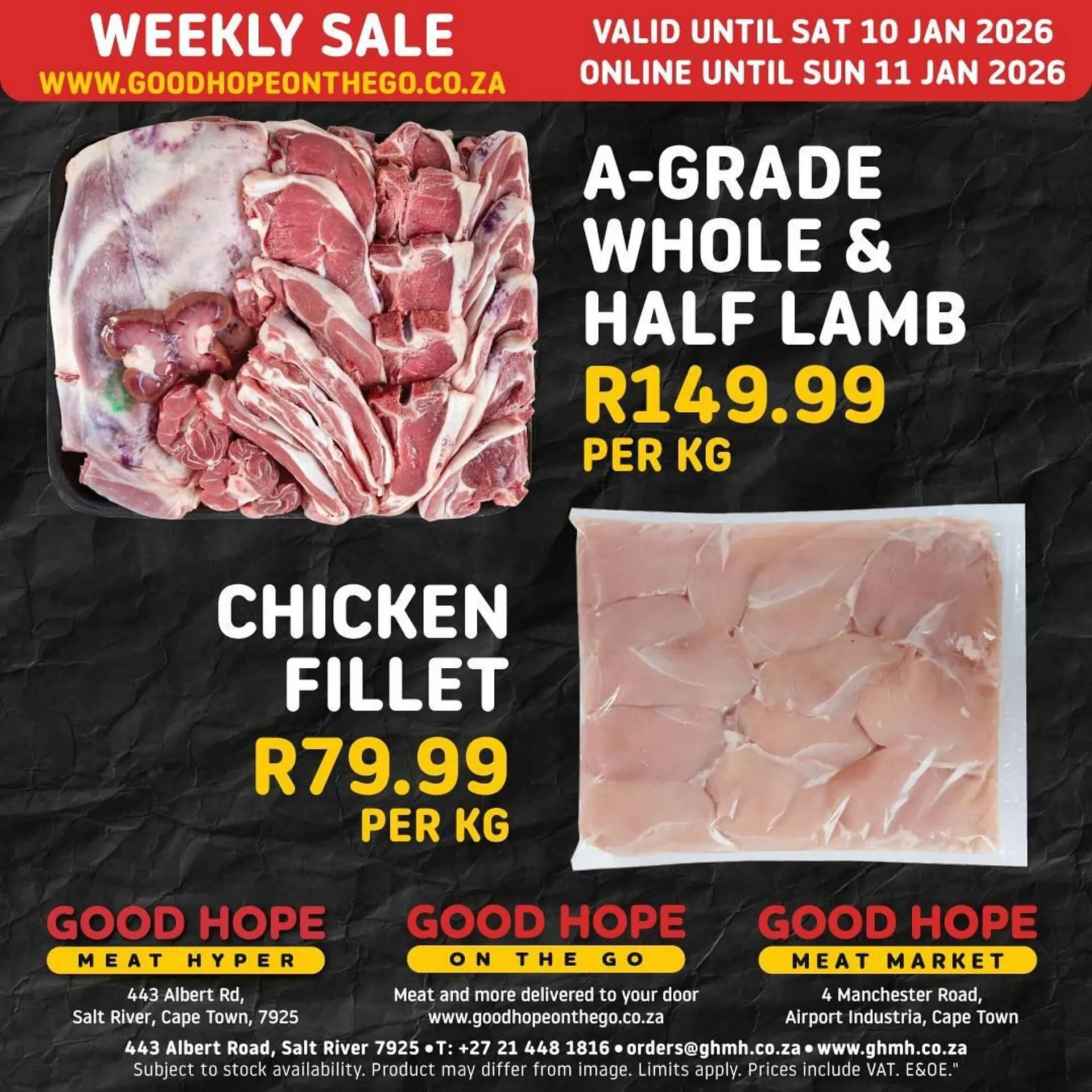 Good Hope Meat Hyper catalogue from 10 January to 11 January 2026 - Catalogue Page 1