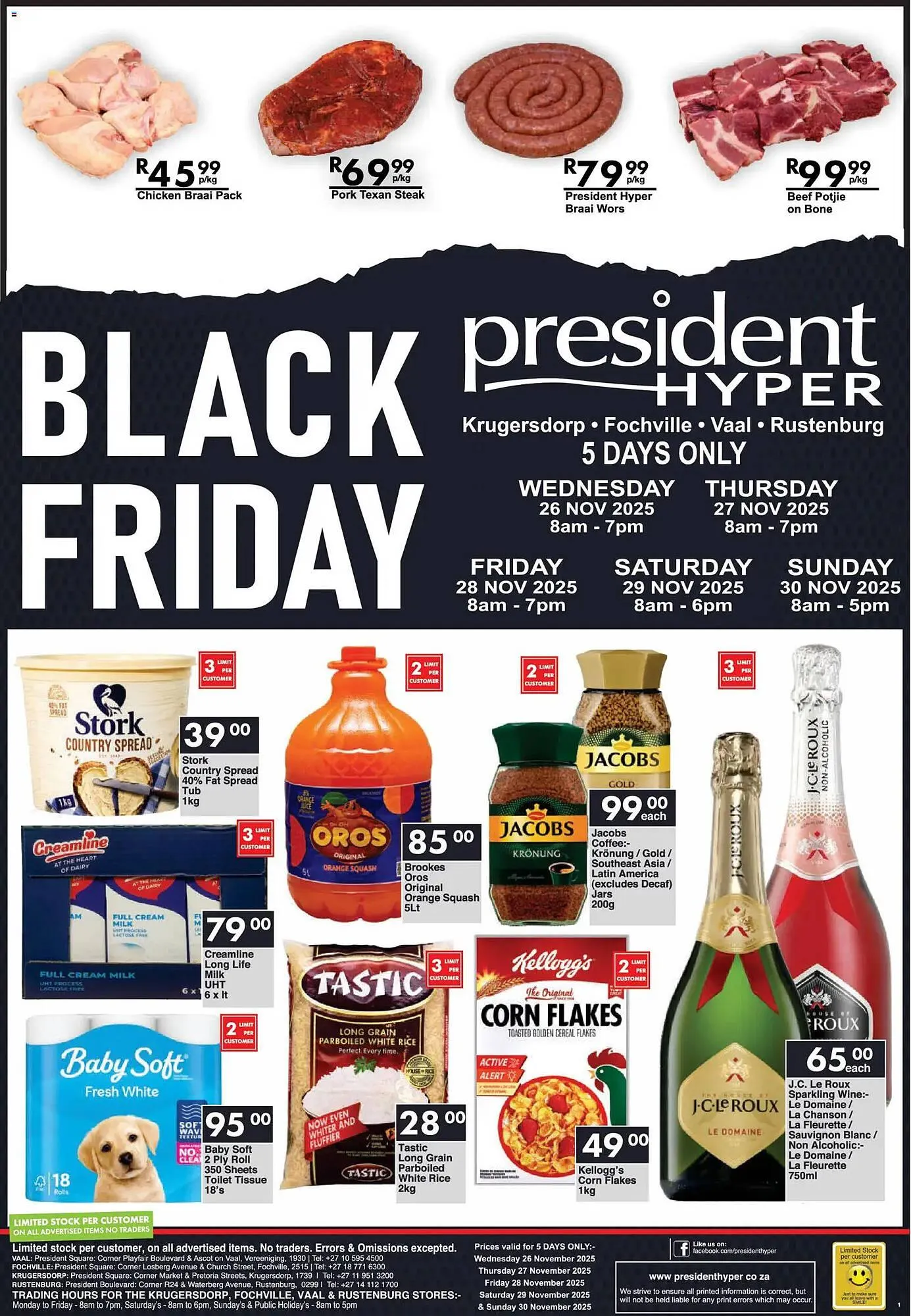 President Hyper catalogue from 26 November to 30 November 2025 - Catalogue Page 1