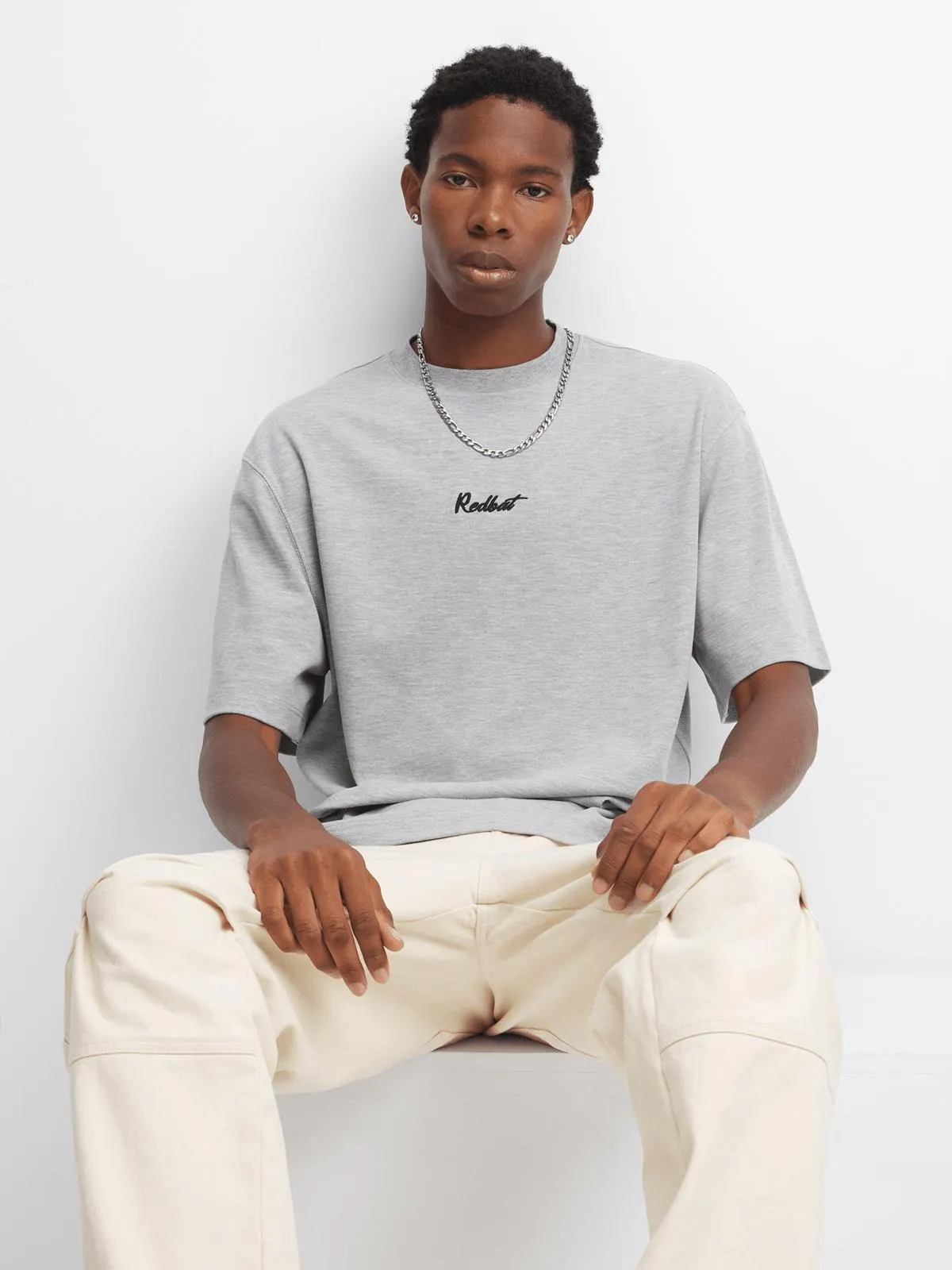 Redbat Classics Men's Grey T-Shirt