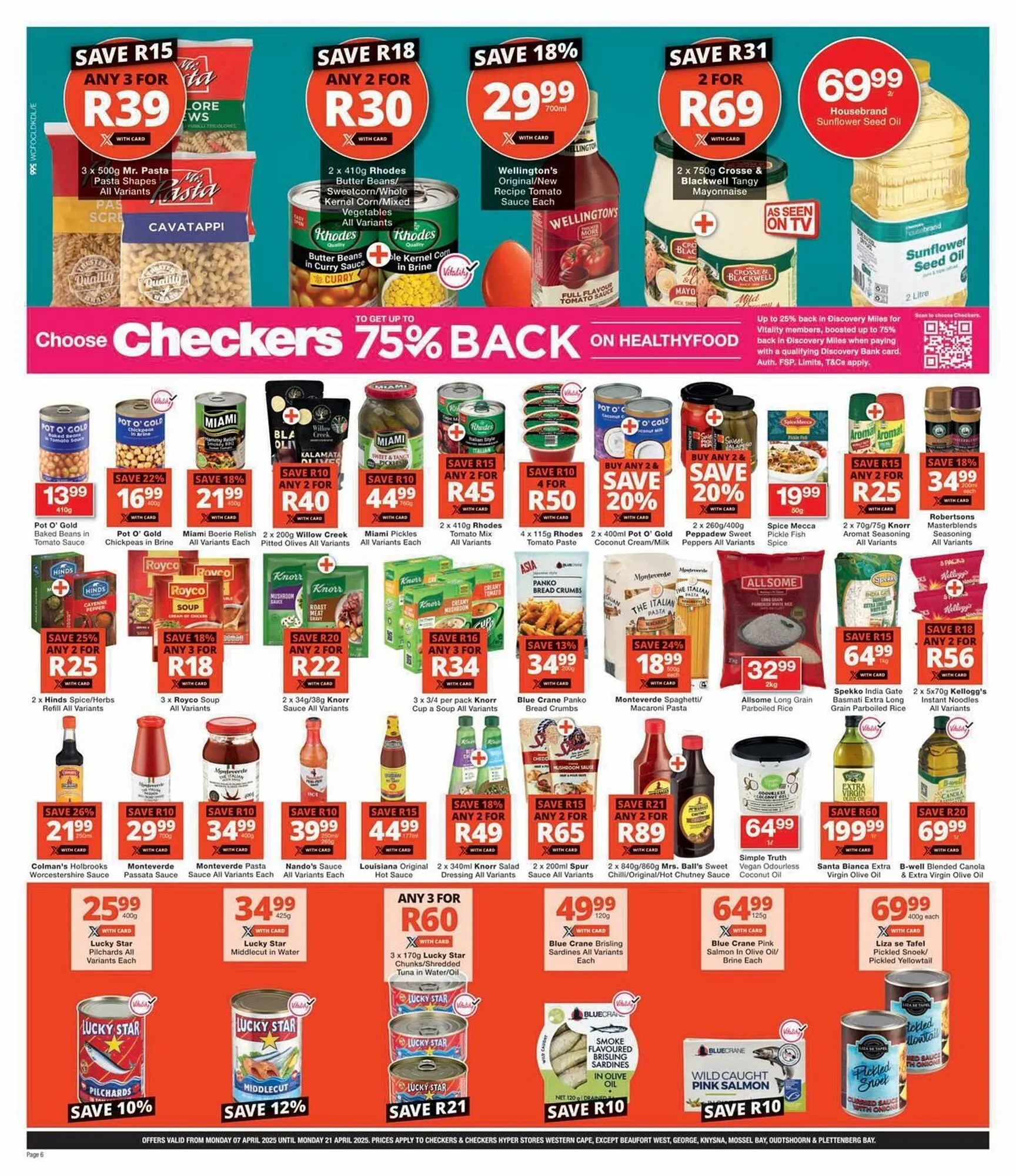 Checkers catalogue from 7 April to 21 April 2025 - Catalogue Page 6
