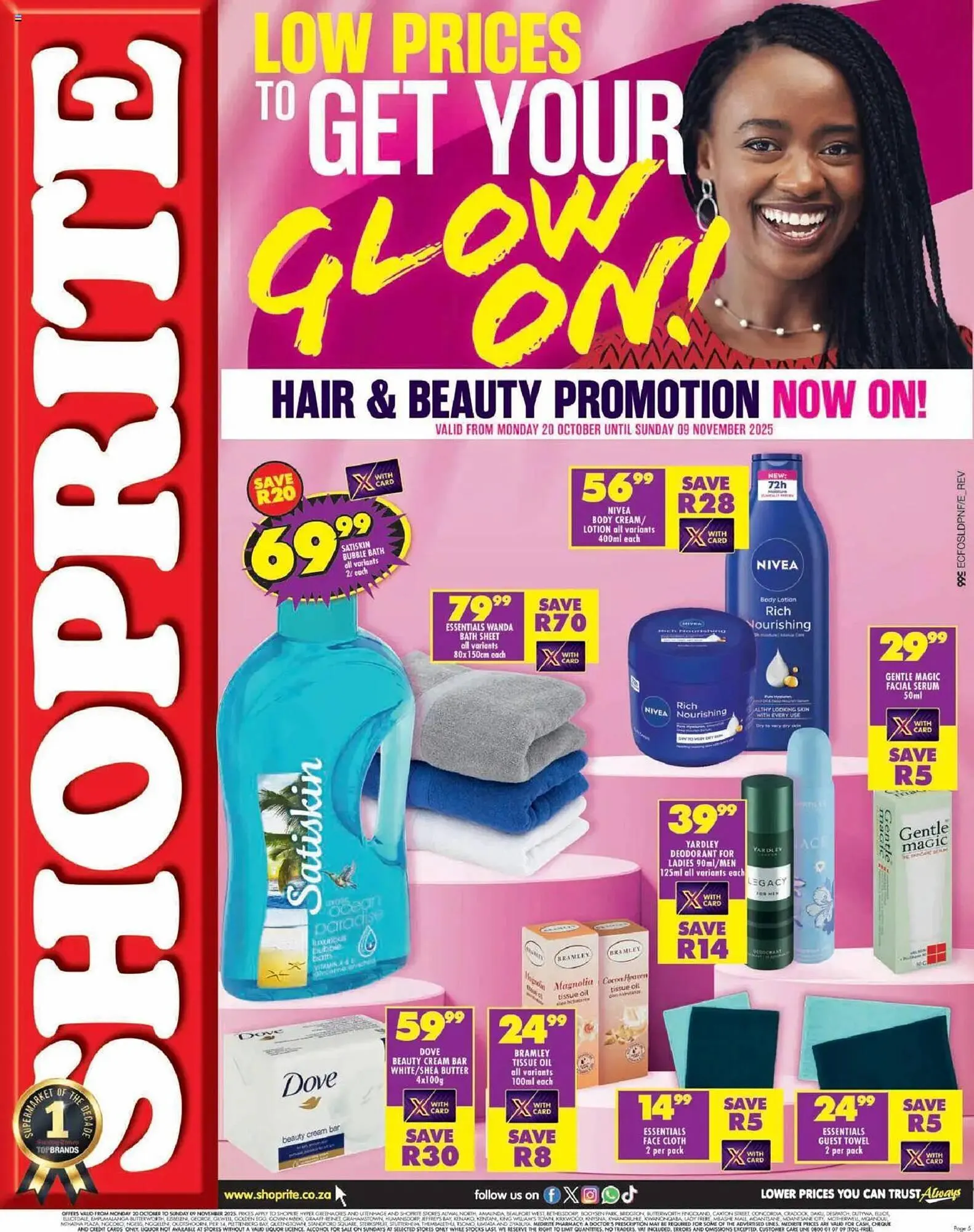 Shoprite catalogue from 20 October to 9 November 2025 - Catalogue Page 1
