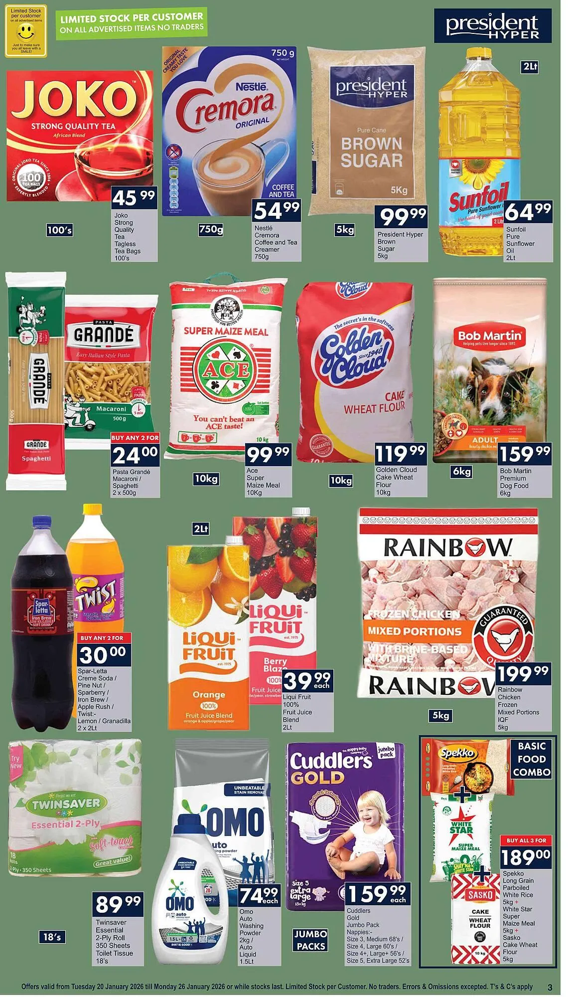 President Hyper catalogue from 20 January to 26 January 2026 - Catalogue Page 3