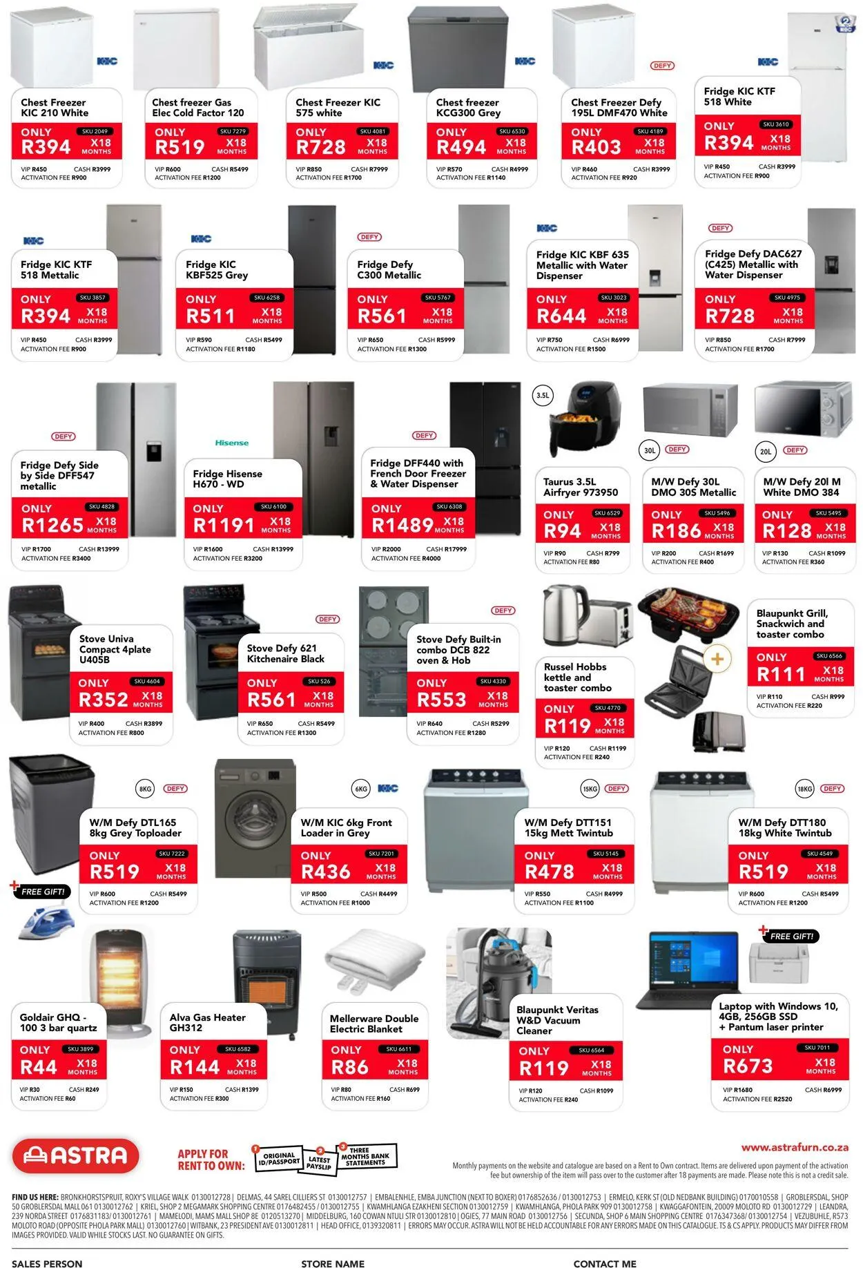 Astra Furnishers from 1 June to 31 August 2025 - Catalogue Page 4