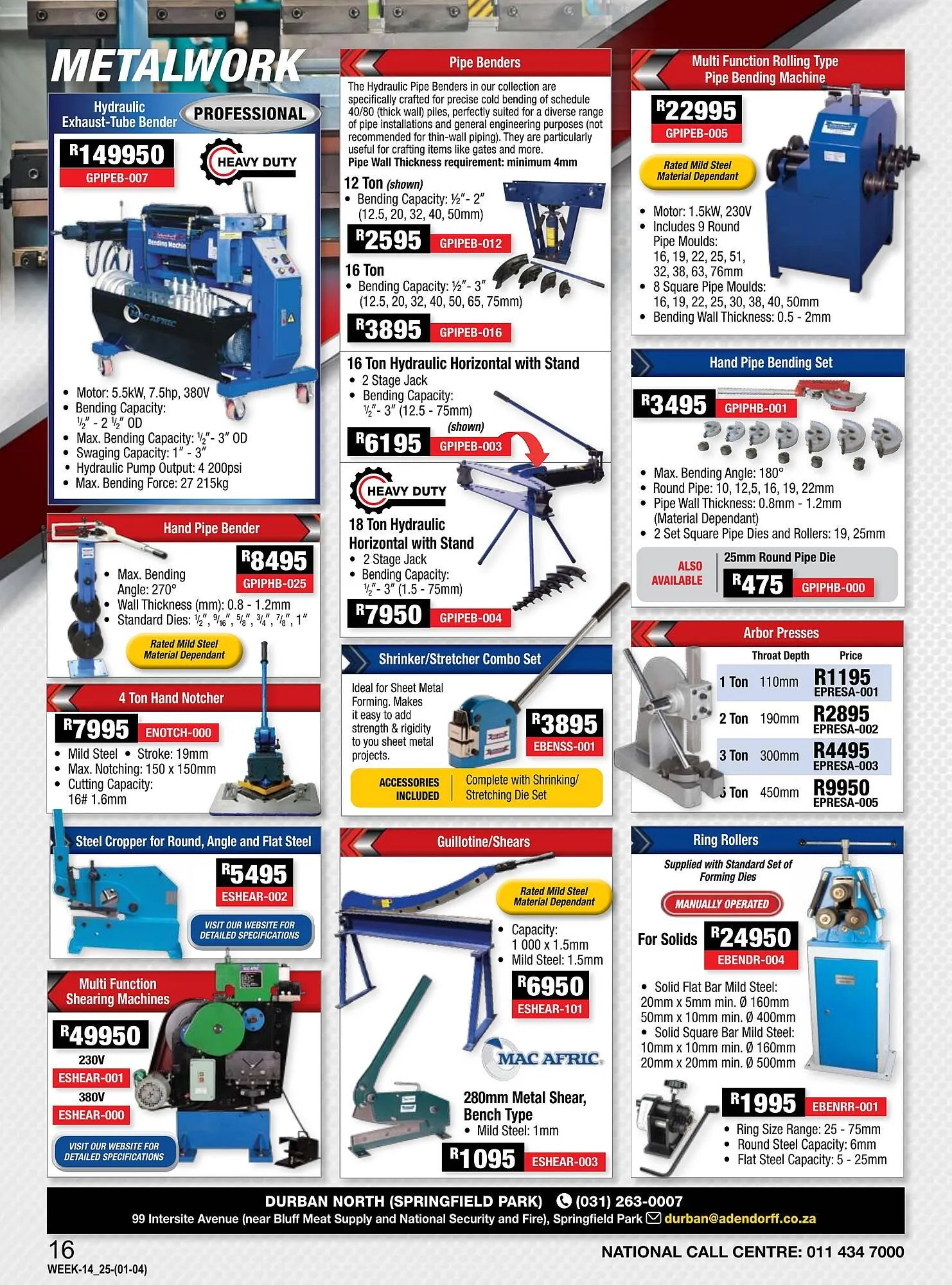 Adendorff Machinery Mart catalogue from 1 April to 30 April 2025 - Catalogue Page 18