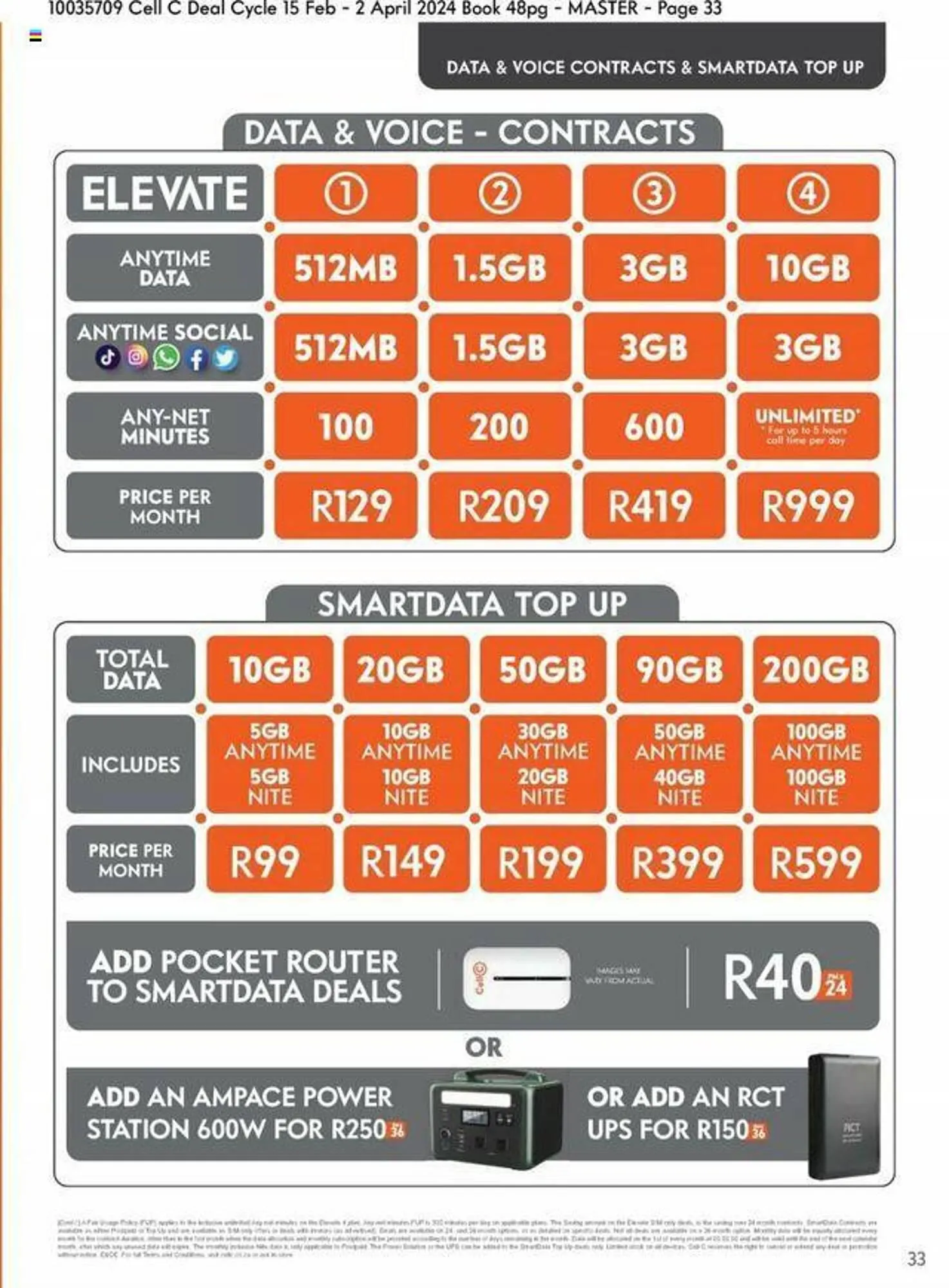 Cell C catalogue from 15 February to 2 April 2024 - Catalogue Page 33
