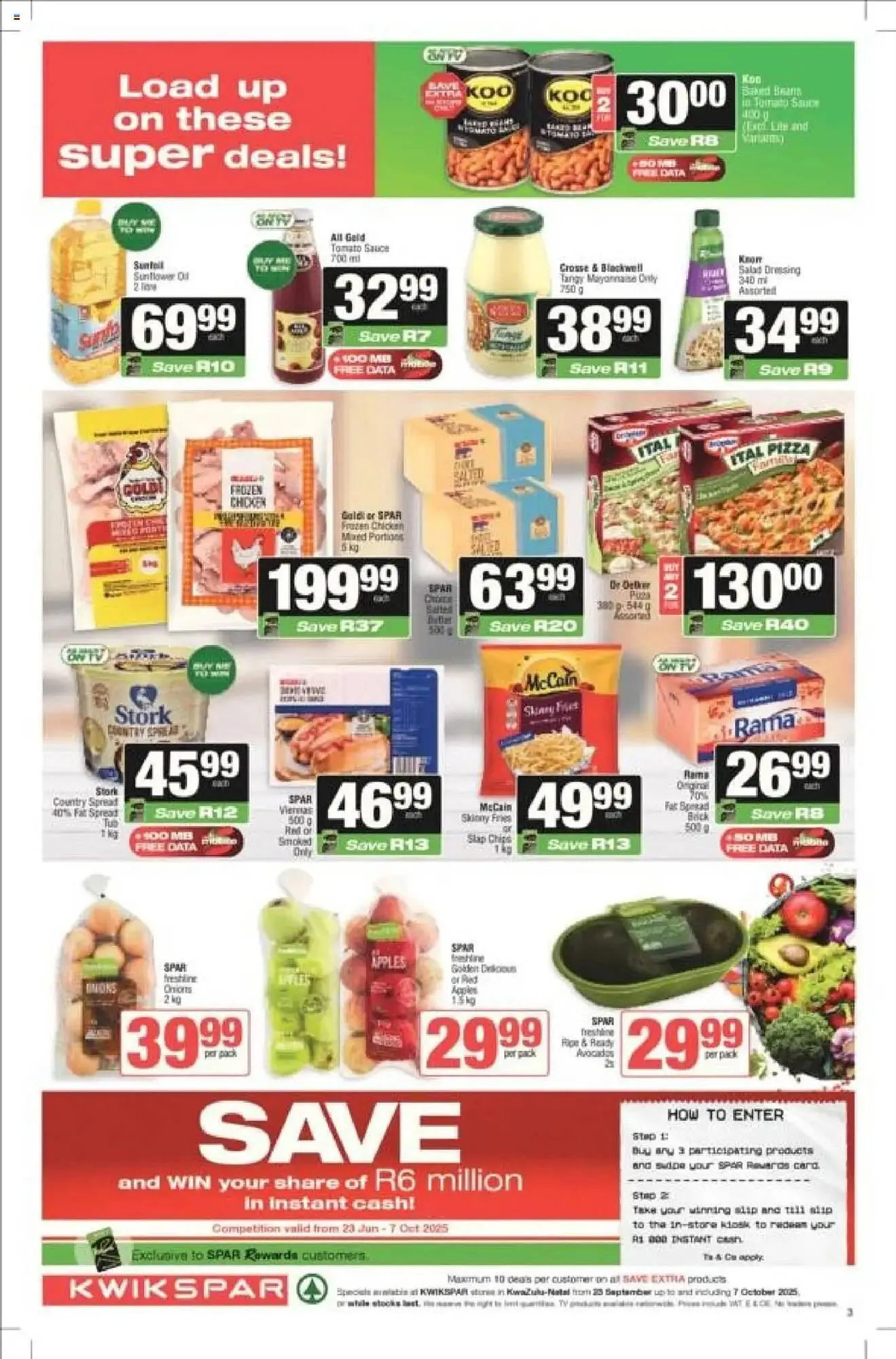 KwikSpar catalogue from 23 September to 7 October 2025 - Catalogue Page 3