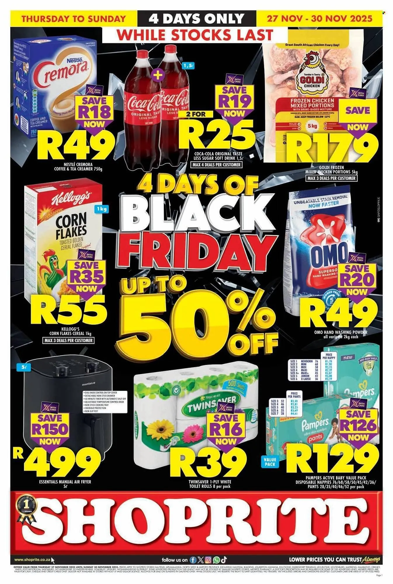 Shoprite catalogue from 27 November to 30 November 2025 - Catalogue Page 1