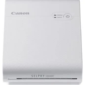 Canon Selphy Square QX10 Compact Photo Printer (White)